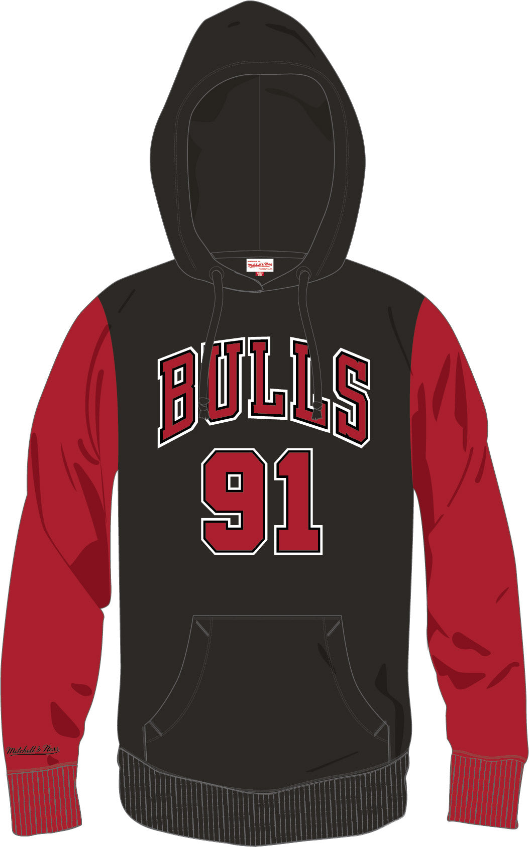 Sudadera NBA N&N Fashion Fleece Bulls 1996 Dennis Rodman