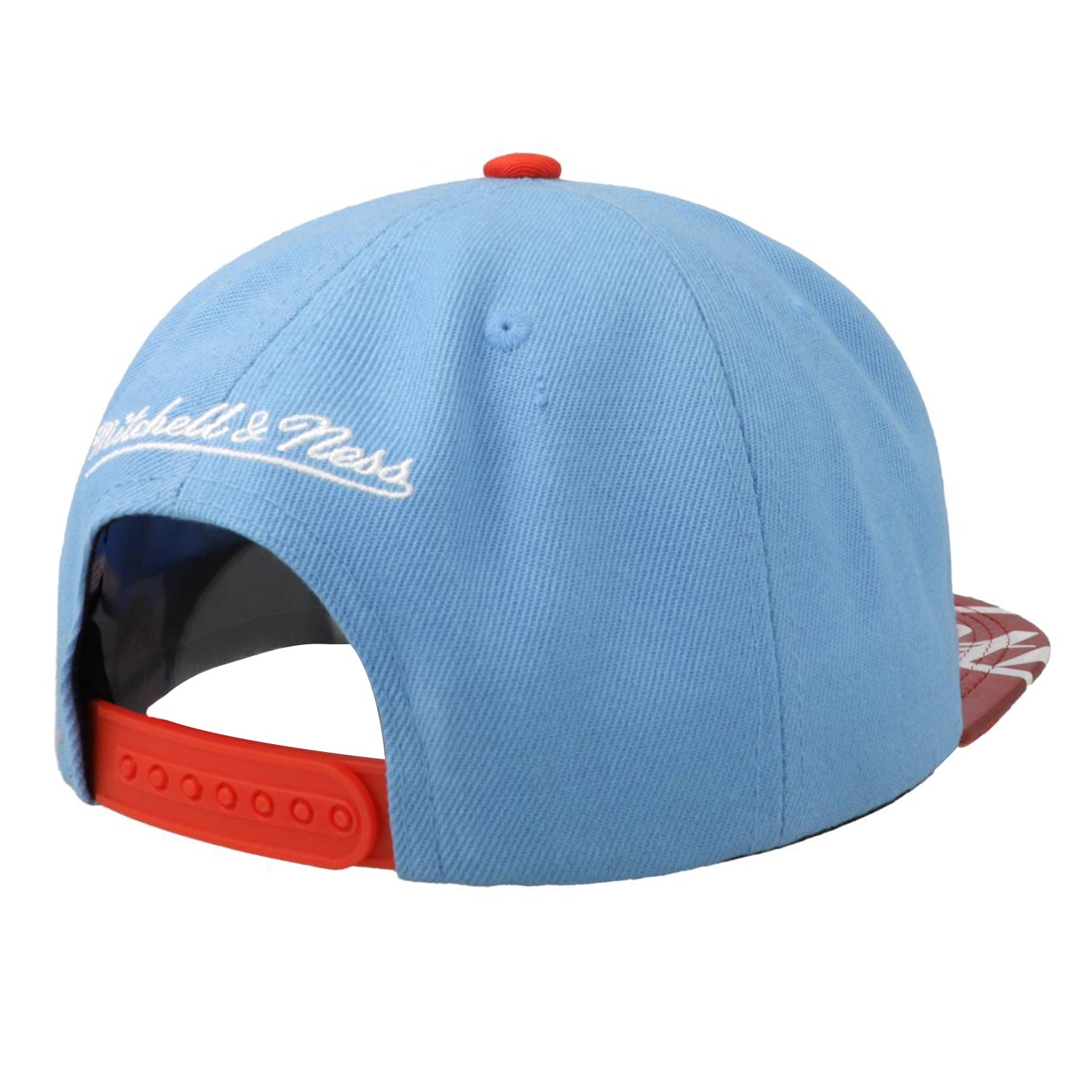 Gorra M&N NBA Finals Wrap Snapback Bulls Celeste
