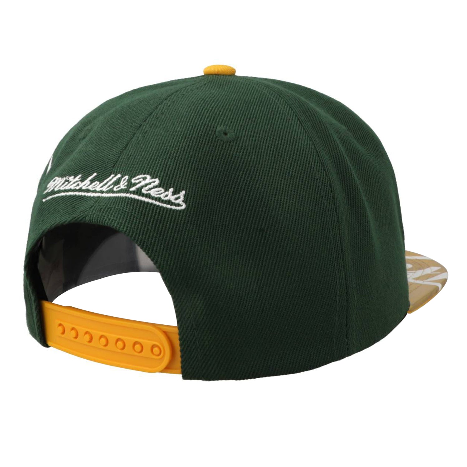 Gorra M&N NBA Finals Wrap Snapback Bulls Verde Dorado