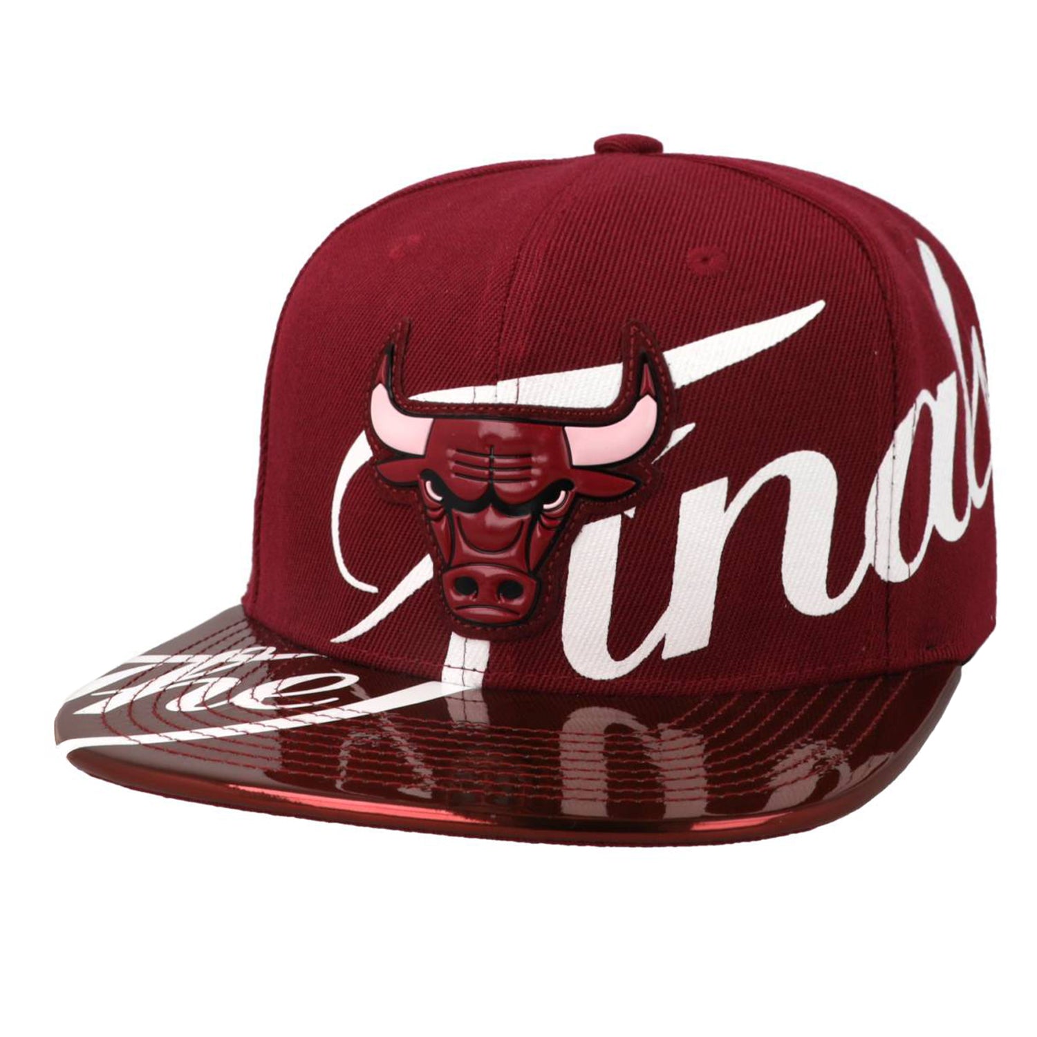Gorra M&N NBA Finals Wrap Snapback Bulls Vino