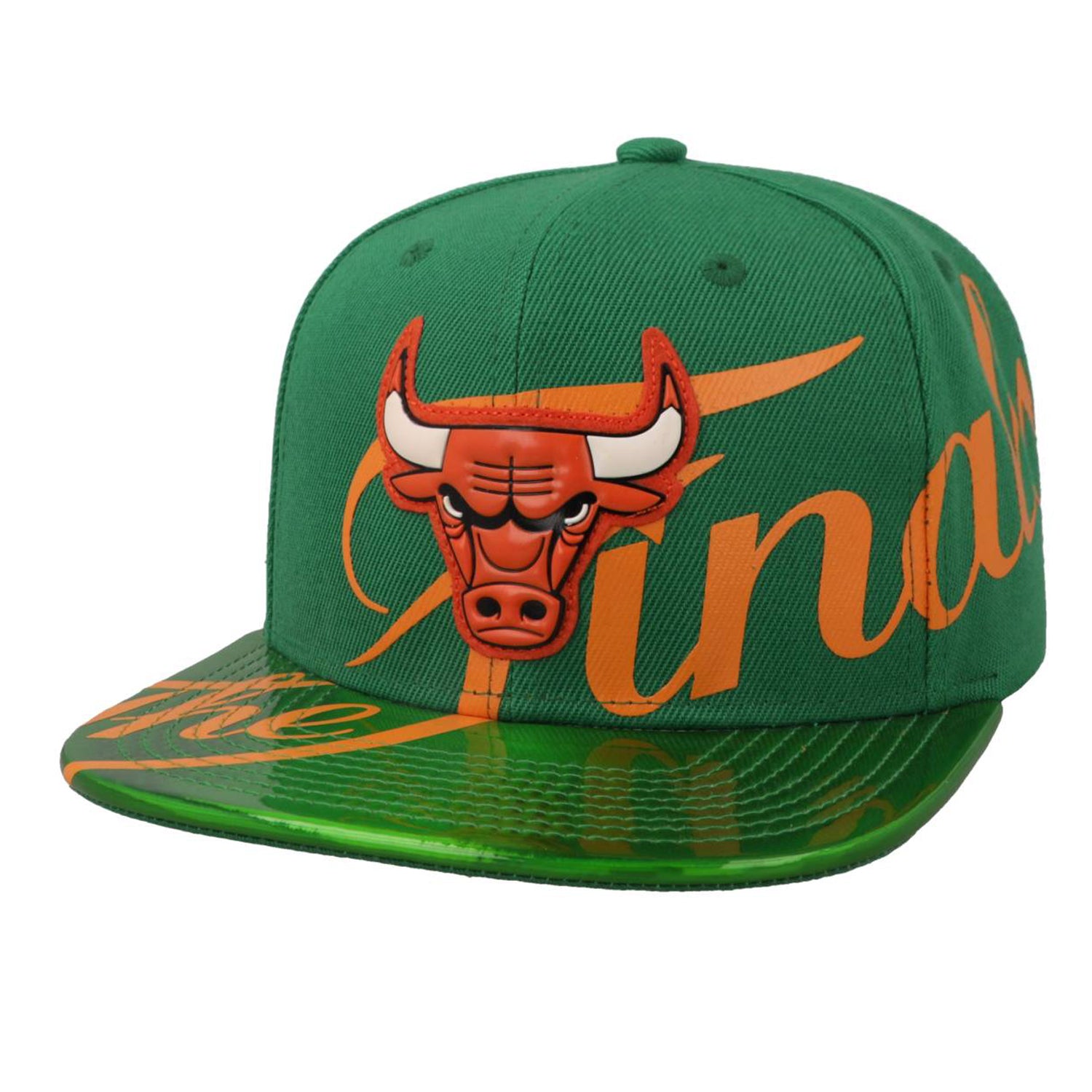 Gorra M&N NBA Finals Wrap Snapback Bulls Verde