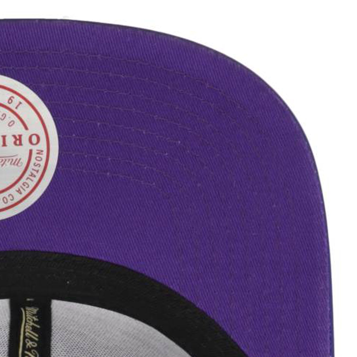 Gorra M&N NBA Finals Wrap Snapback Bulls Morada Naranja