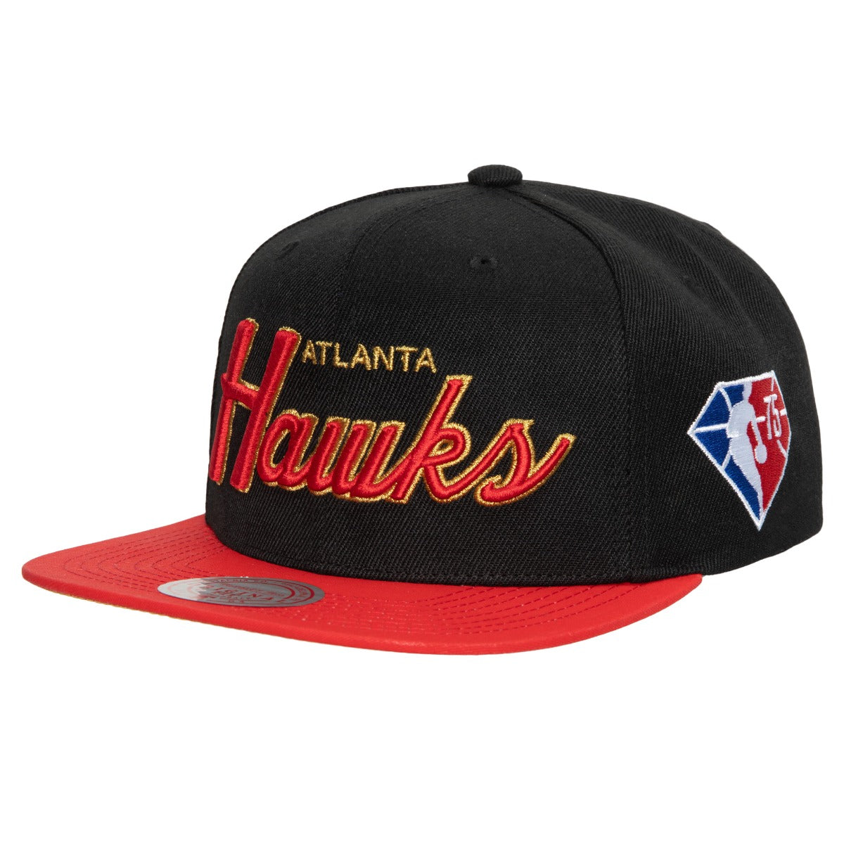 Gorra 75th Gold Snapback Hawks Blck