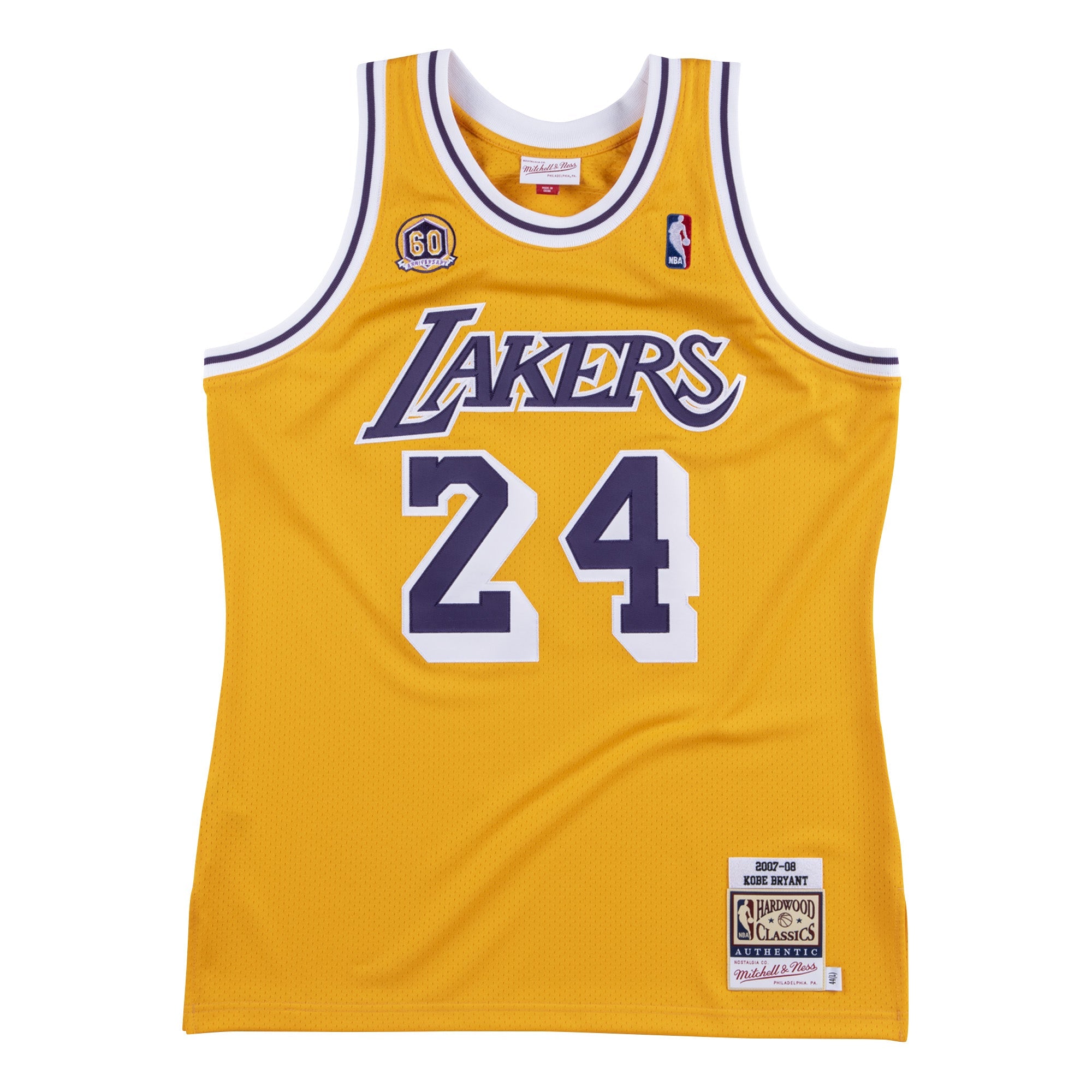 Authentic Jersey Los Angeles Lakers 2007-08 Kobe Bryant