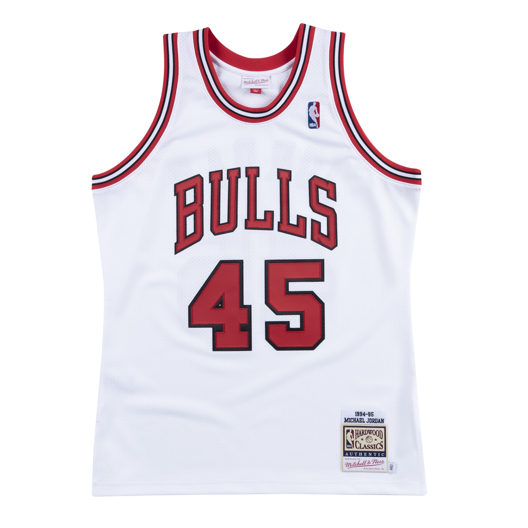 NBA Authentic Jersey Bulls 1994 Michael Jordan White