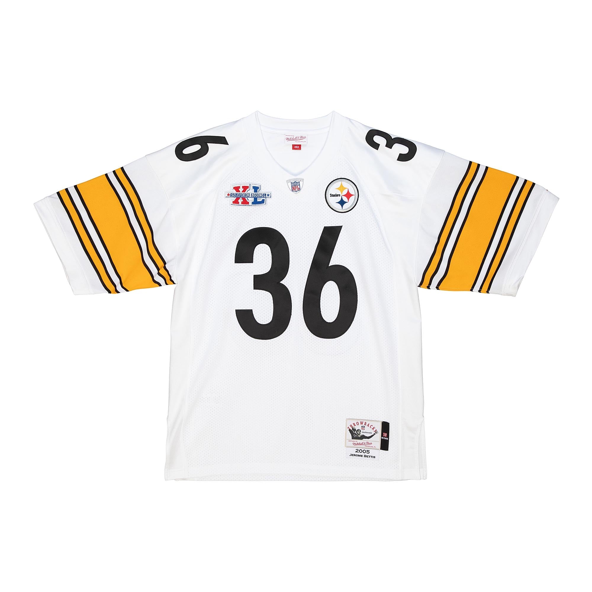 NFL Authentic Jersey Steelers 05 Jerome Bettis AFC