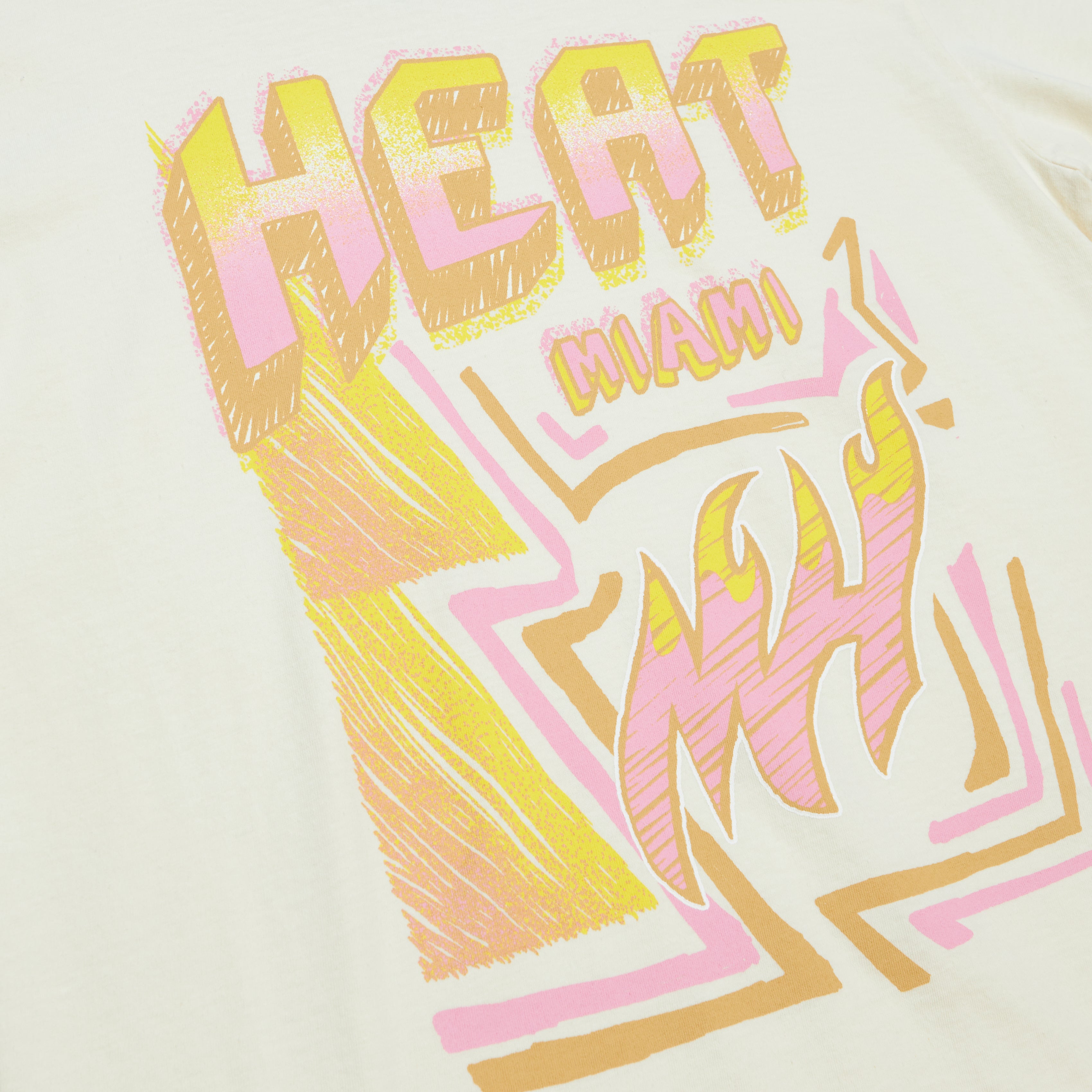 Playera NBA Sidewalk Sketch Ss Tee Hwc Heat