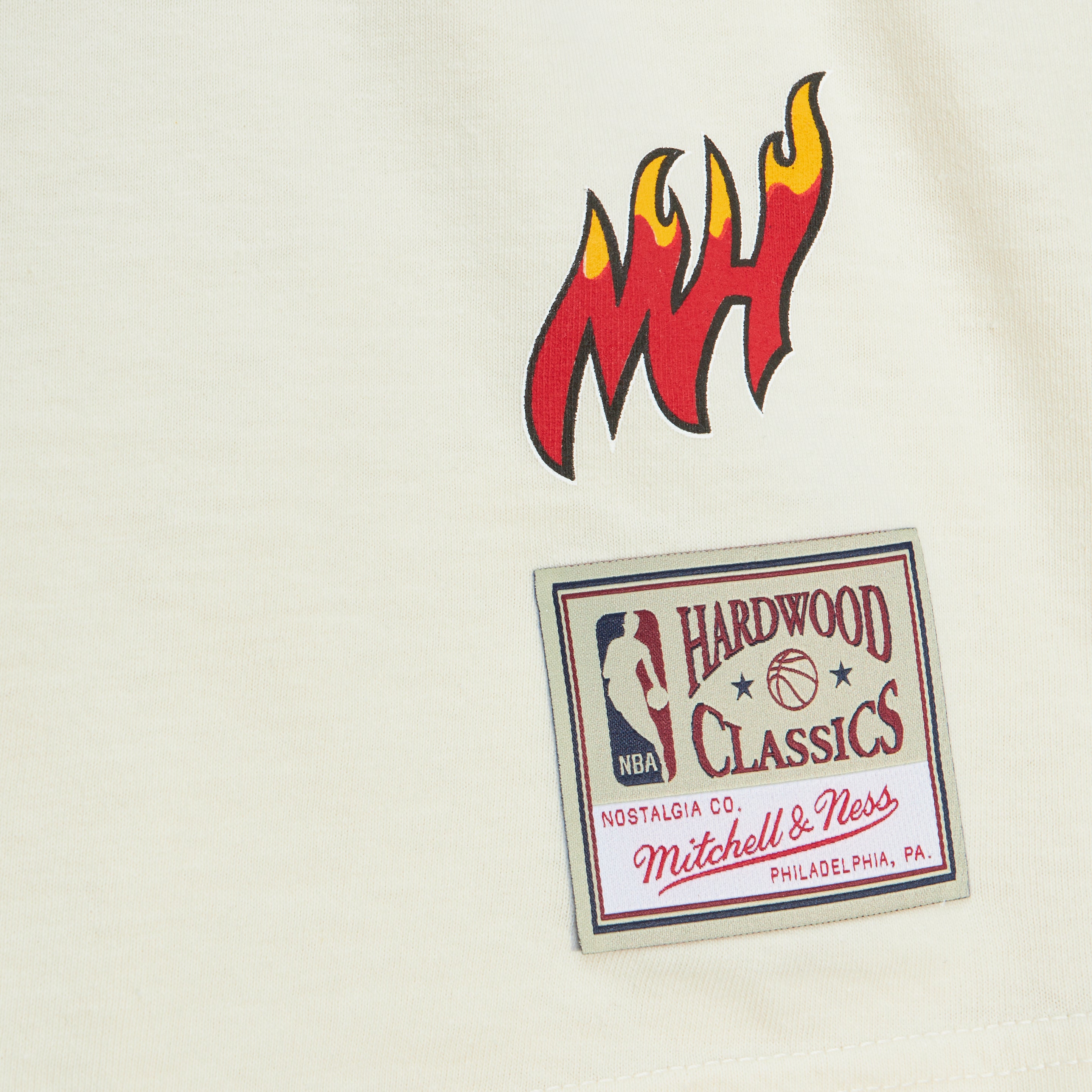 Playera NBA Sidewalk Sketch Ss Tee Hwc Heat
