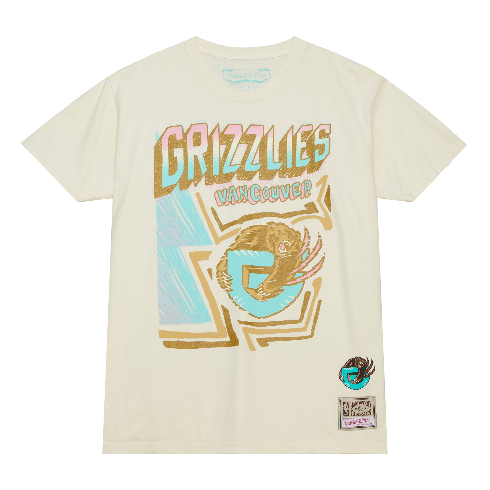 Playera NBA Sidewalk Sketch Ss Tee Hwc Grizzlies