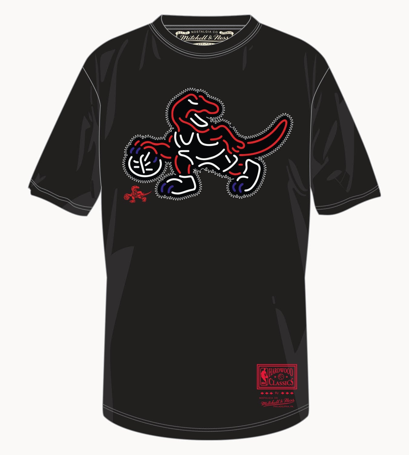 Playera NBA Neon Script Tees Raptors