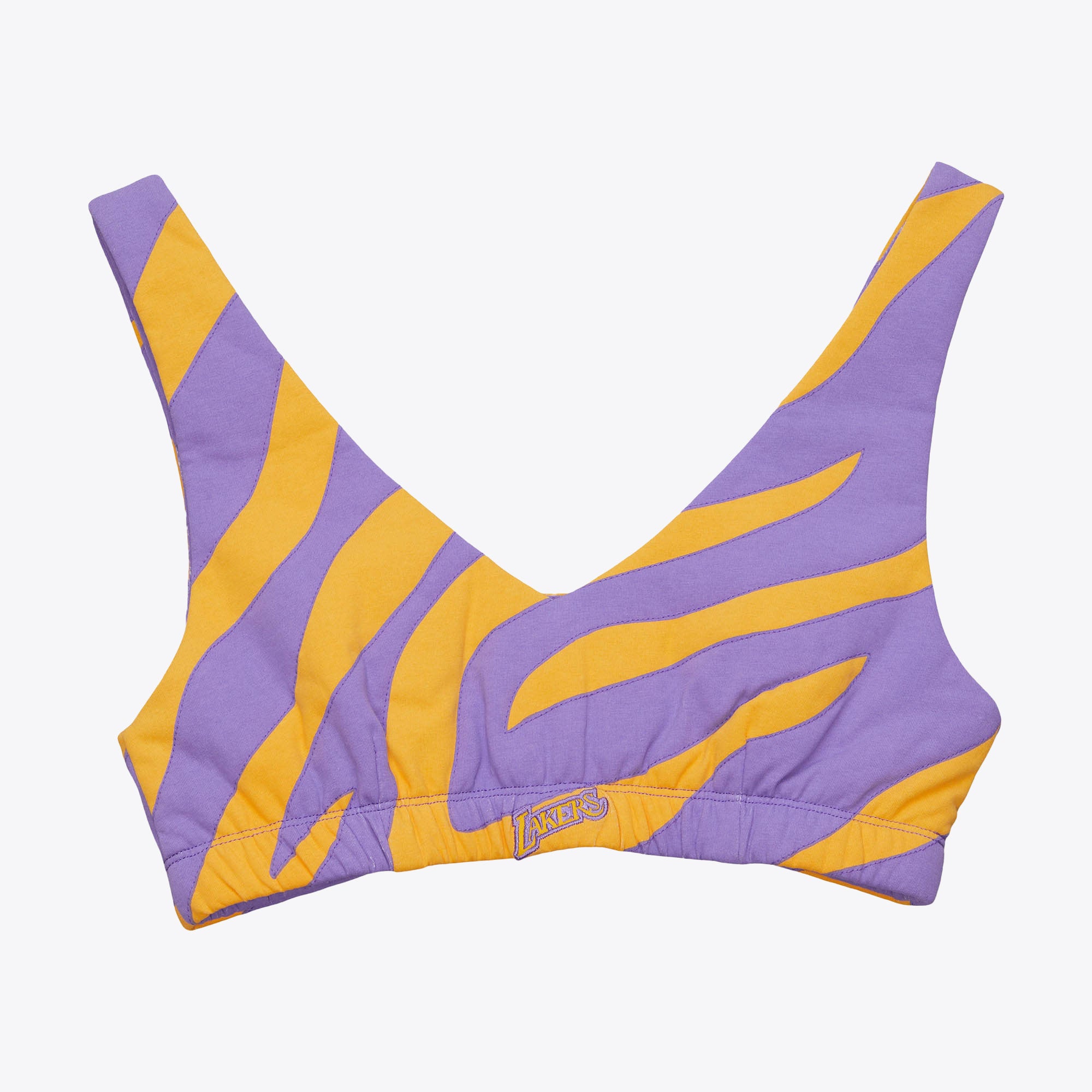 Bralette M&N NBA Melody Ehsani Puffer Lakers