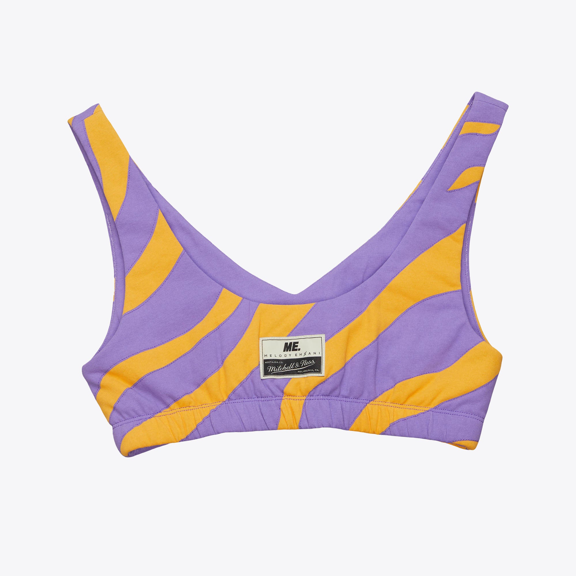 Bralette M&N NBA Melody Ehsani Puffer Lakers