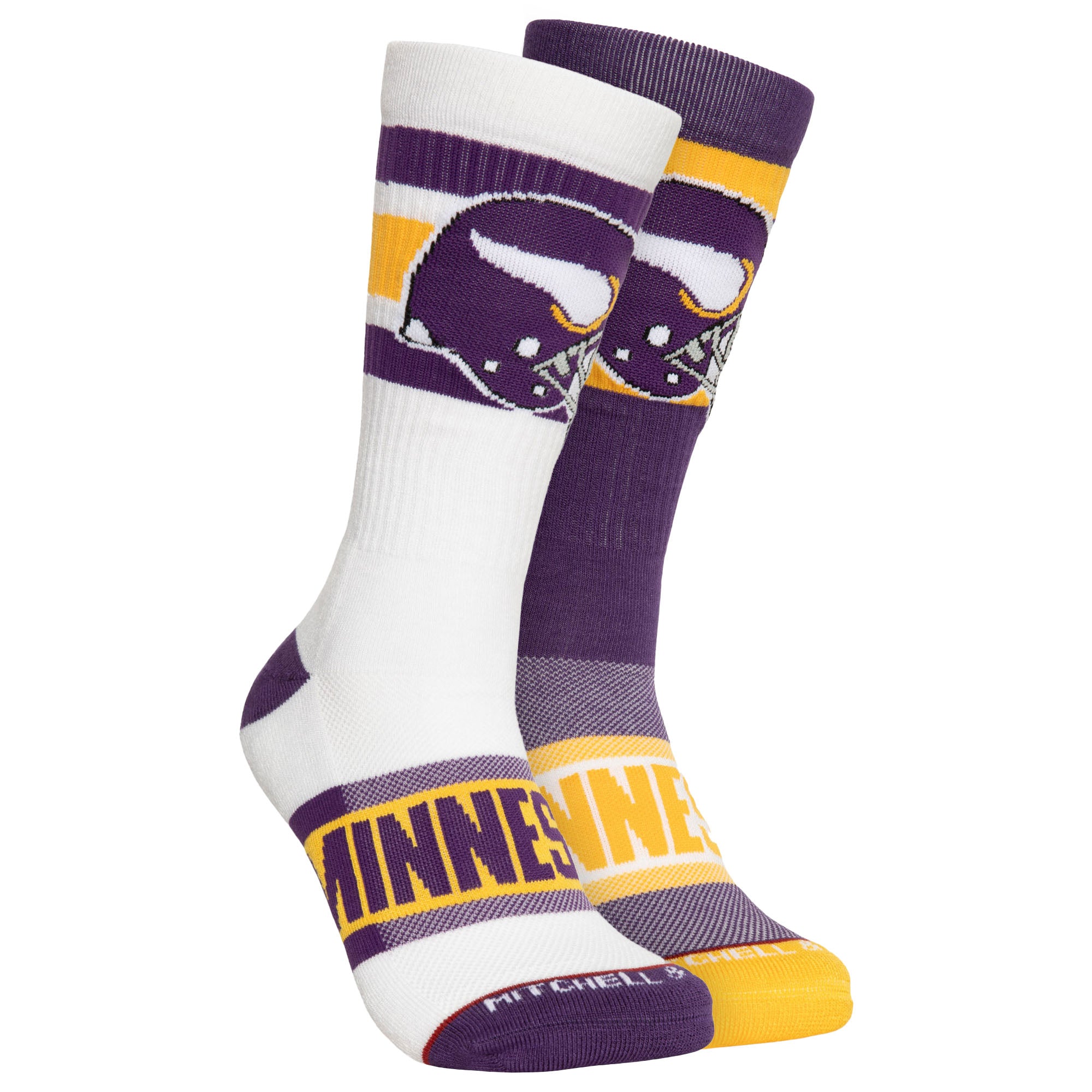 NFL Hail Mary Crew Socks Vikings NFC