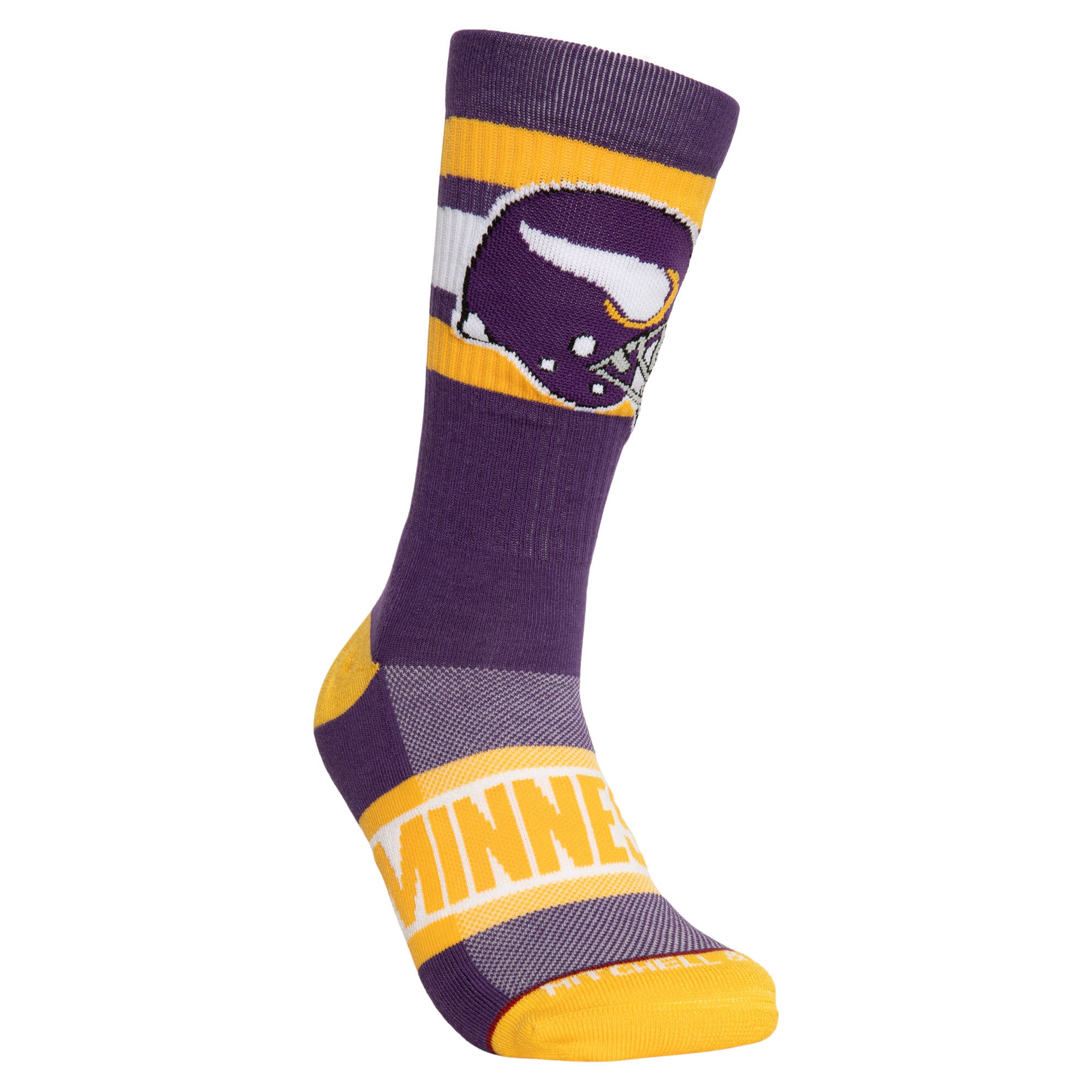 NFL Hail Mary Crew Socks Vikings NFC