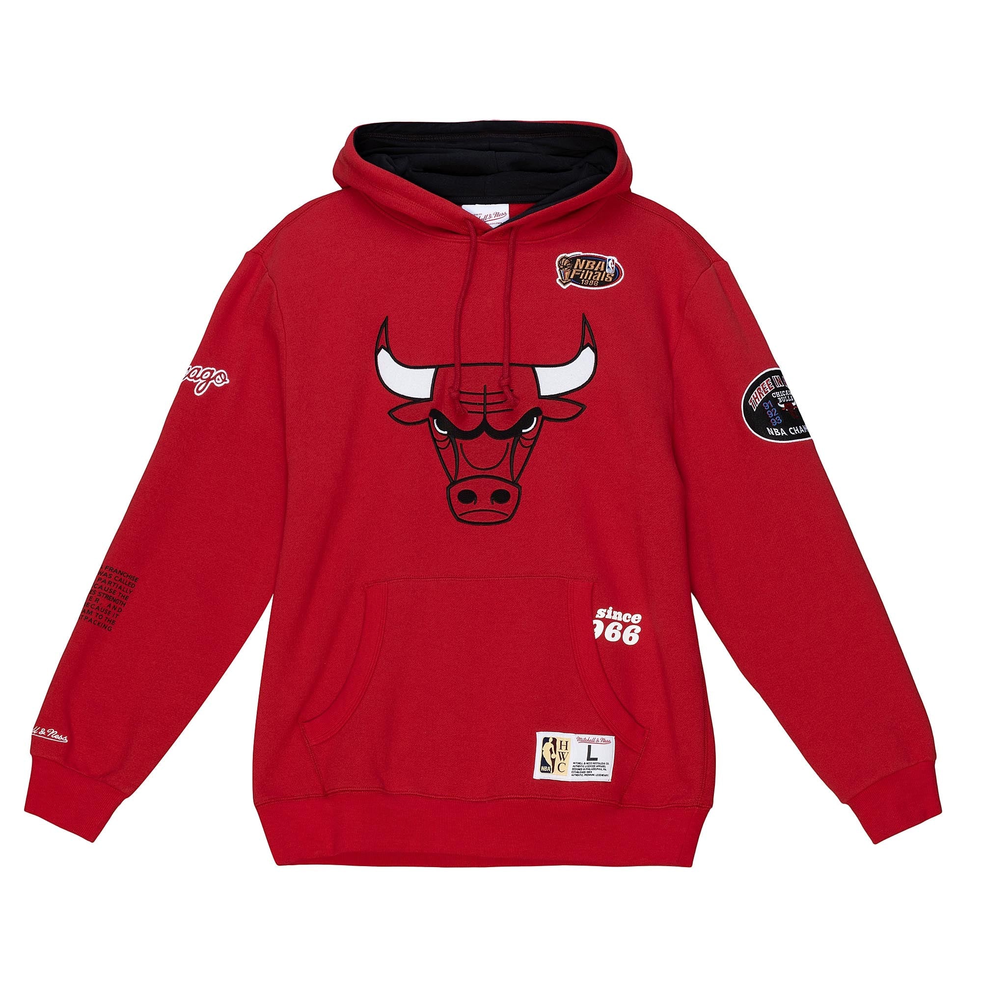 Sudadera NBA Team Origins Fleece Bulls Scar