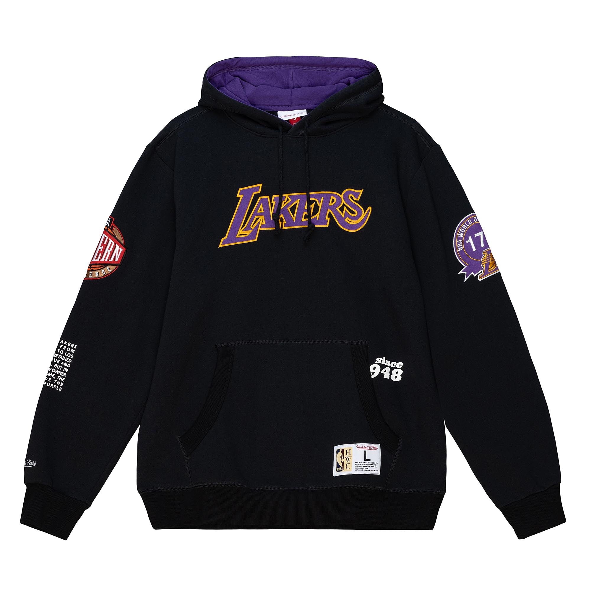 Sudadera NBA Team Origins Fleece Hoody Lakers