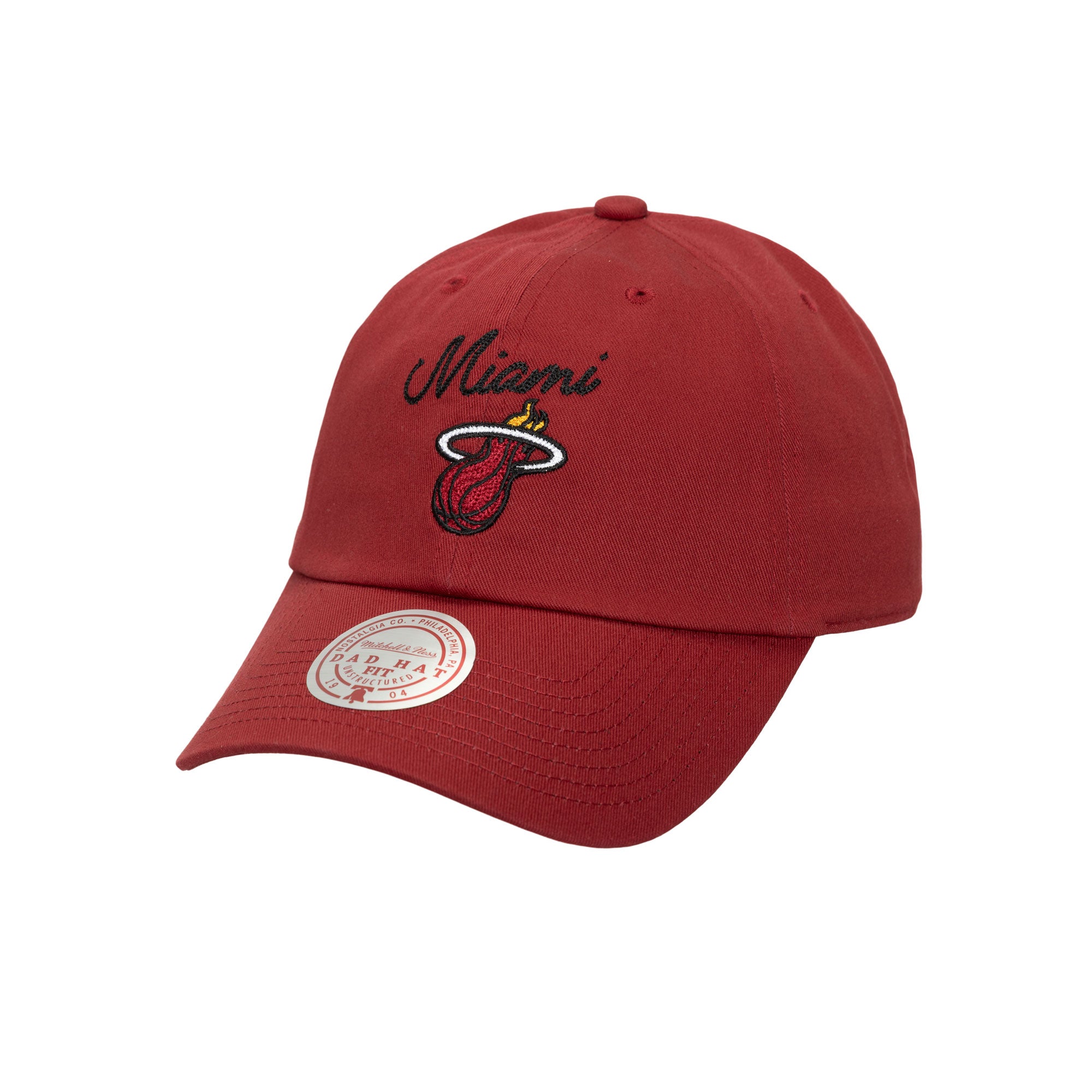 Gorra M&N NBA Lay Low Strapback Heat