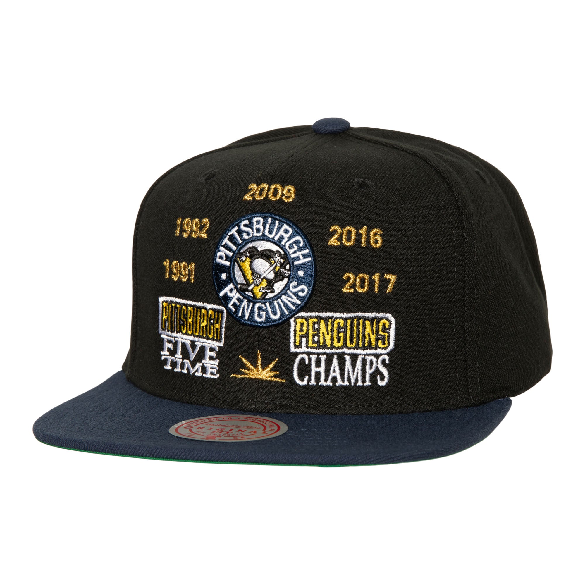 Gorra M&N NHL Champ Is Here Snapback Vntg Penguins
