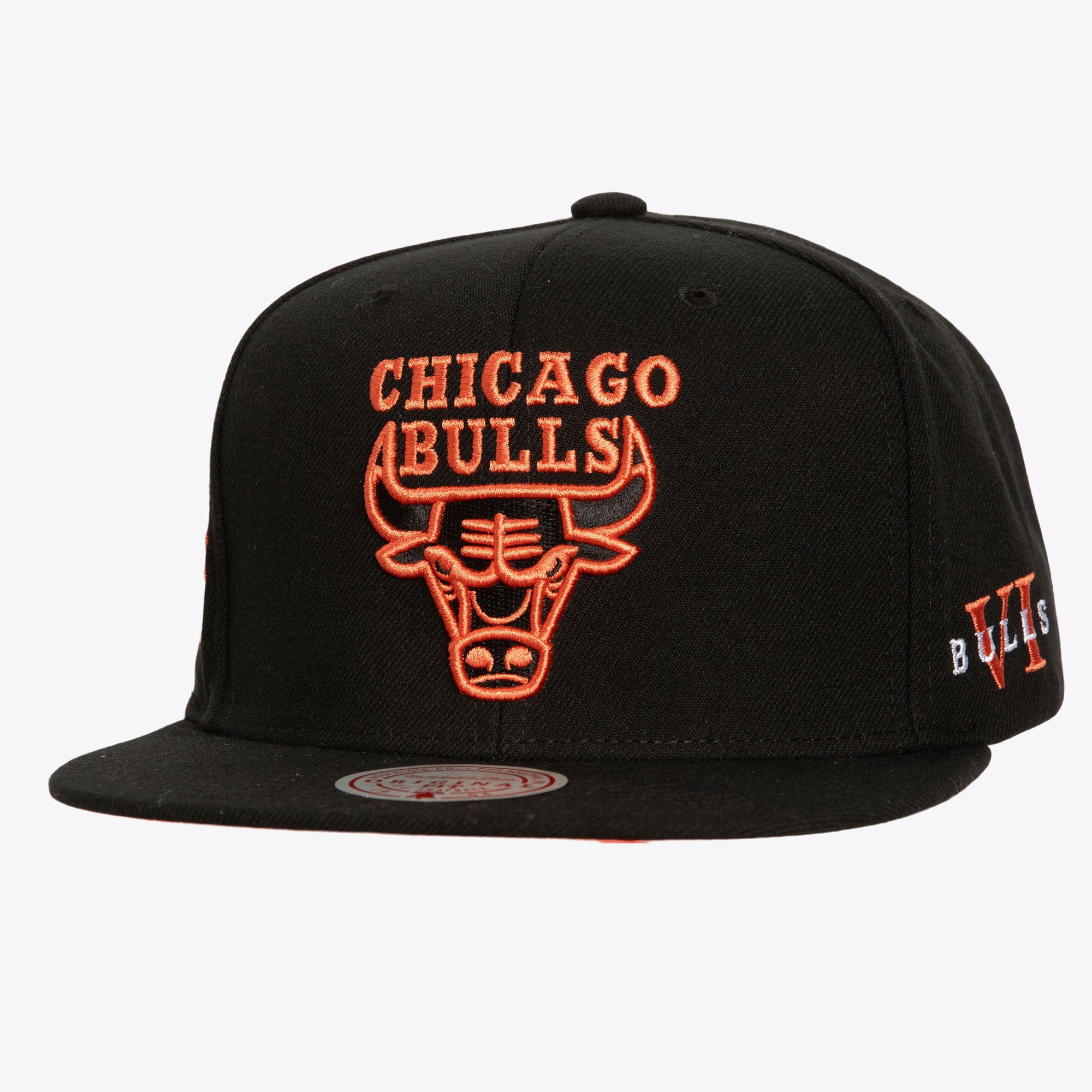 Gorra NBA Core VI Snapback Bulls Negro Rojo