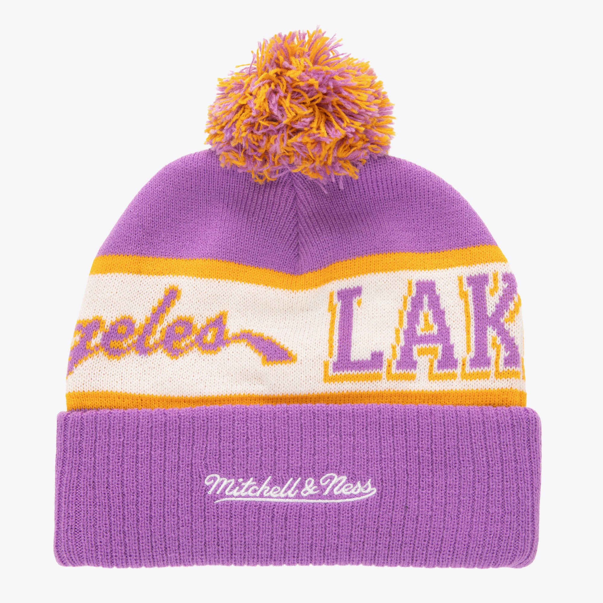 Beanie M&N NBA Block Sweep Pom Knit Hwc Lakers