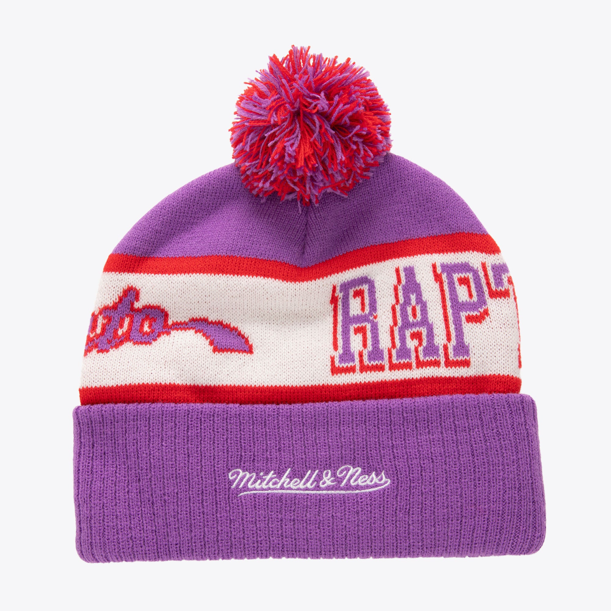 Beanie M&N NBA Block Sweep Pom Knit Hwc Raptors
