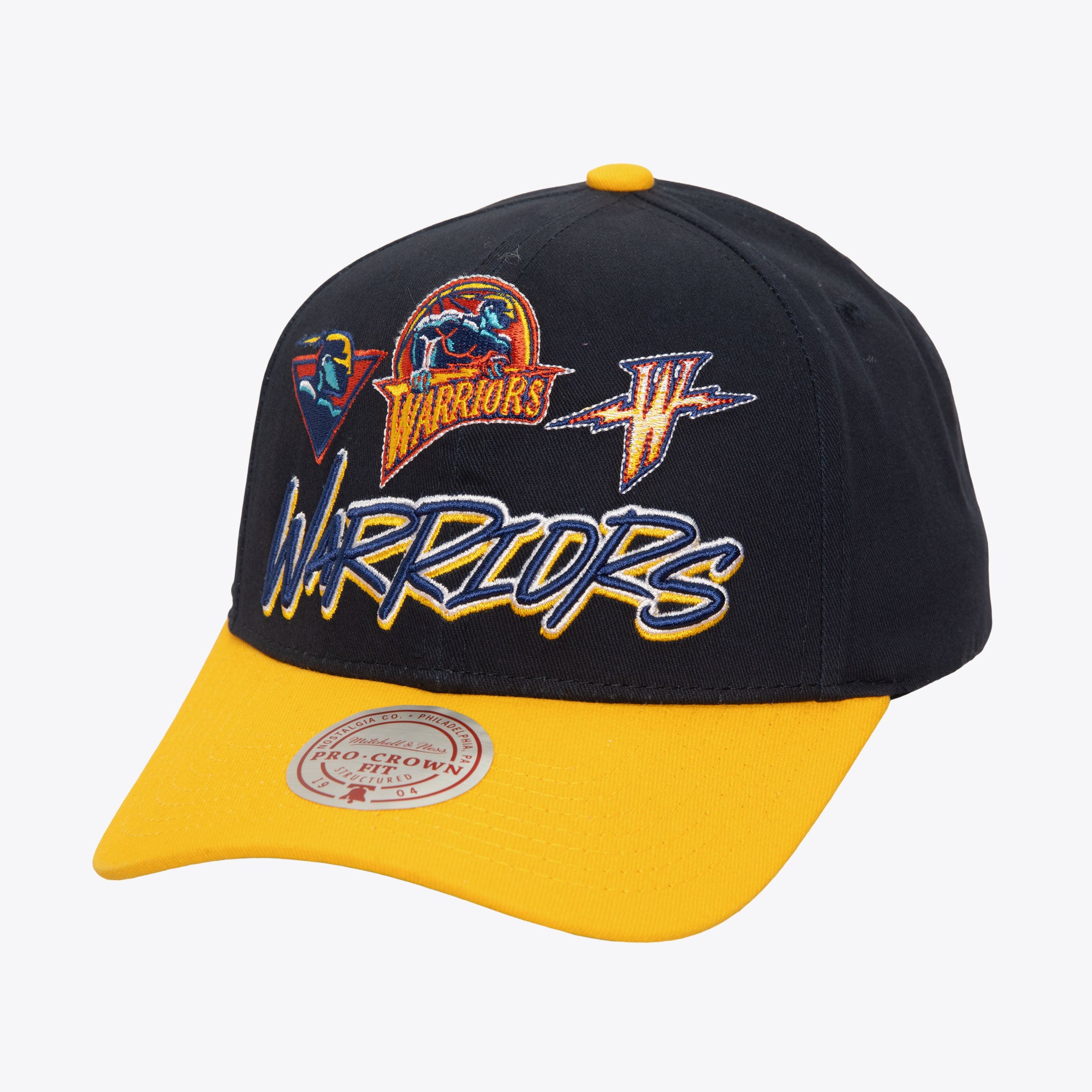 Gorra M&N NBA Eldy Script Pro Snapback HWC Warriors