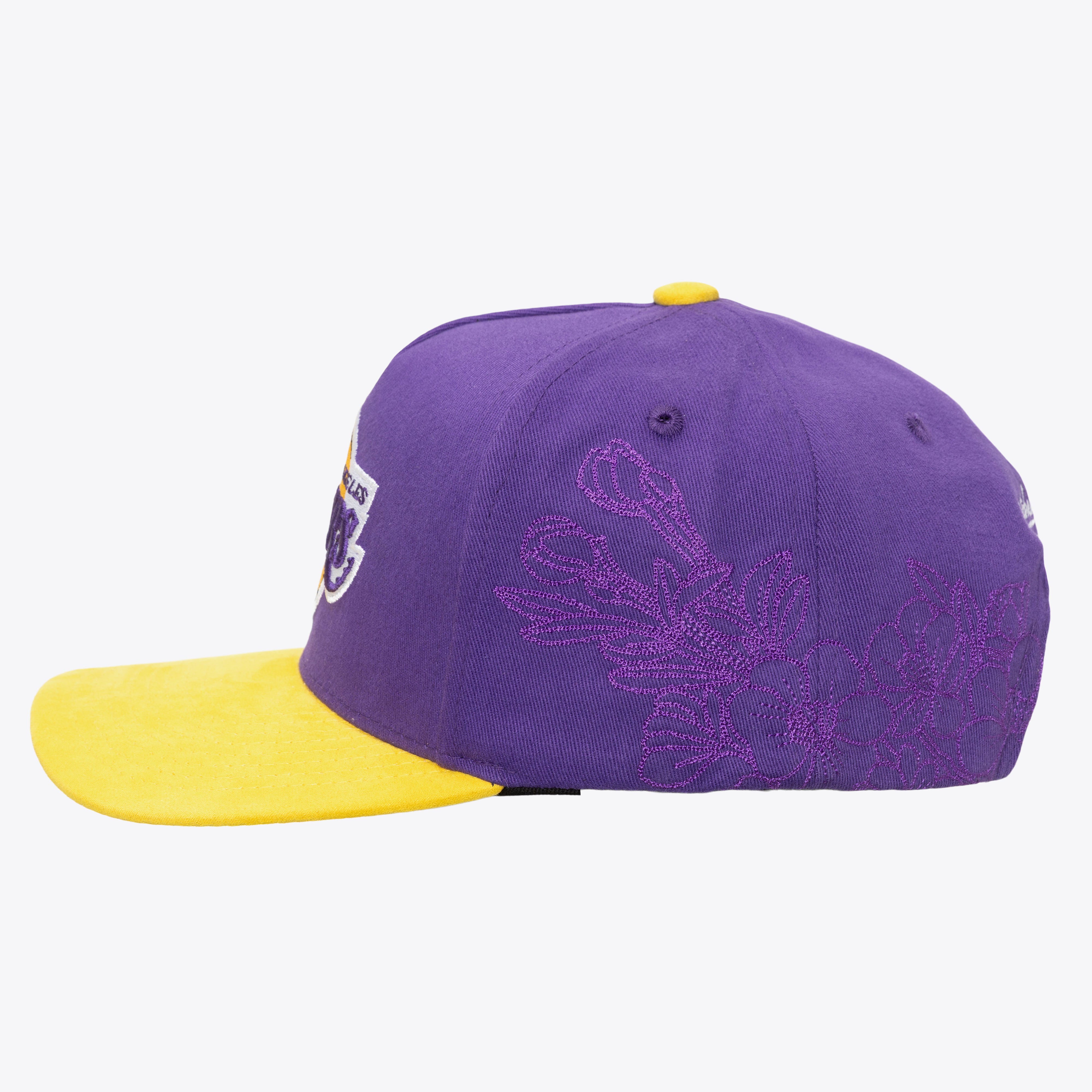 Gorra M&N NBA May Flowers Pro Snapback Lakers