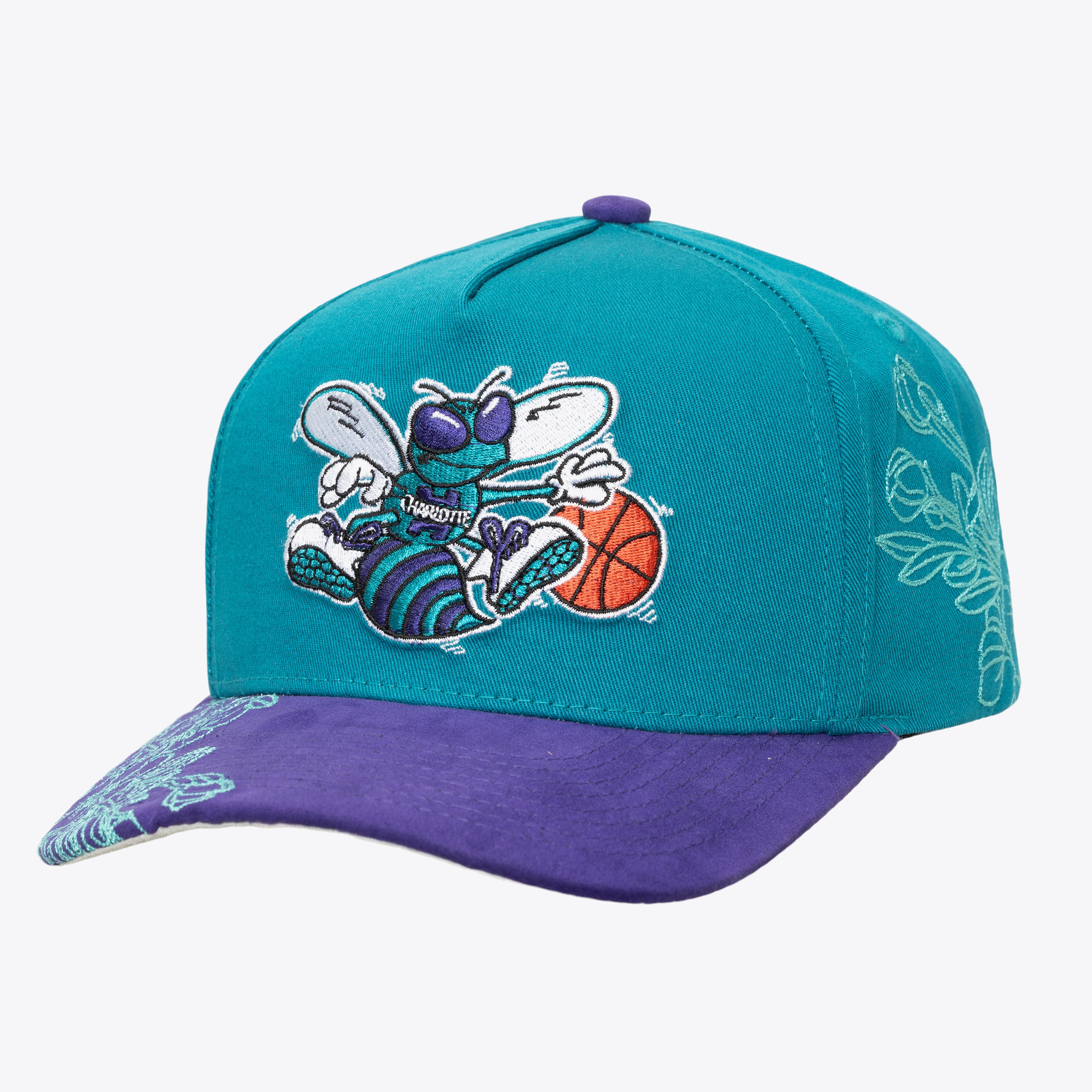 Gorra M&N NBA May Flowers Pro Snapback Hwc Hornets