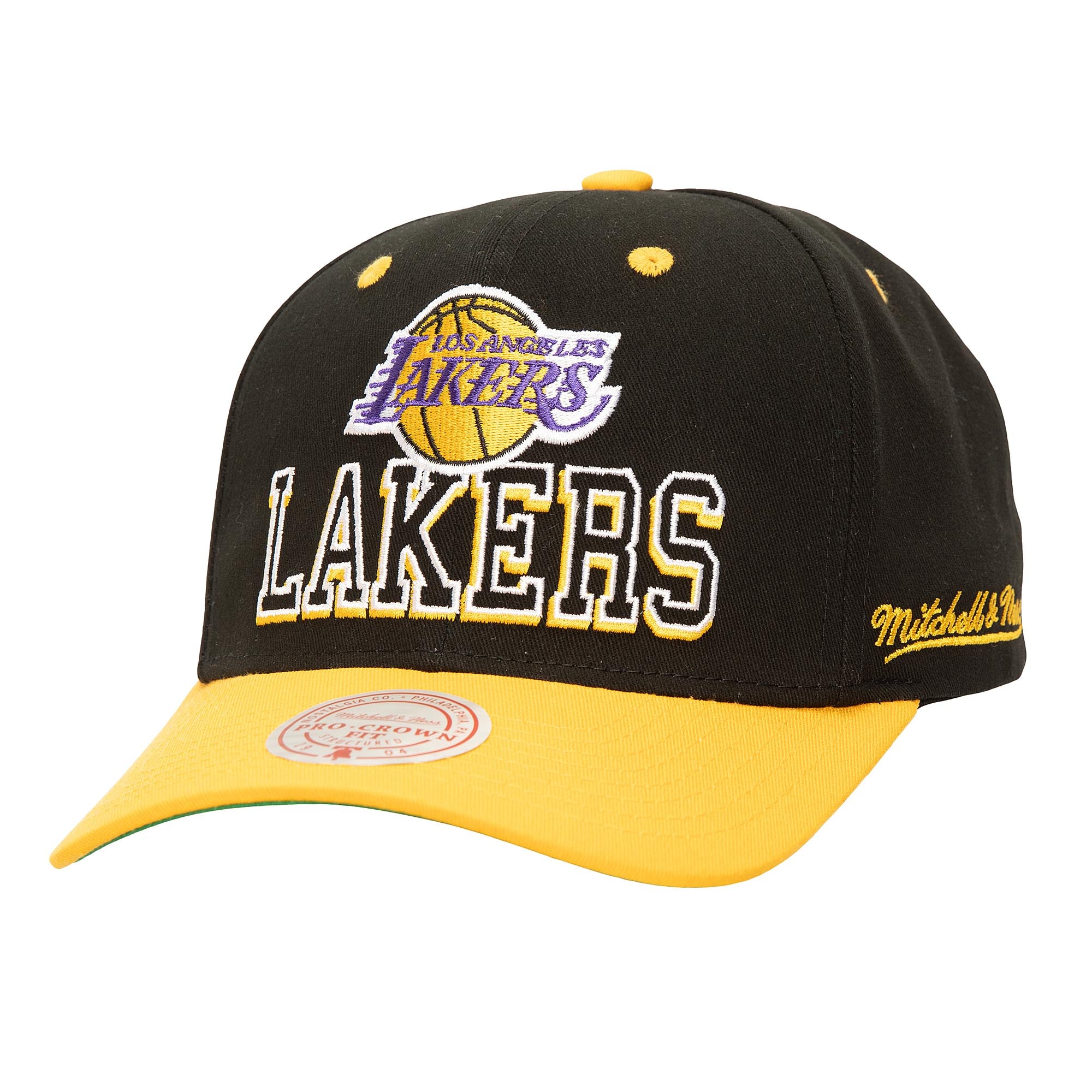 Gorra NBA Backside Script Pro Snapback Lakers