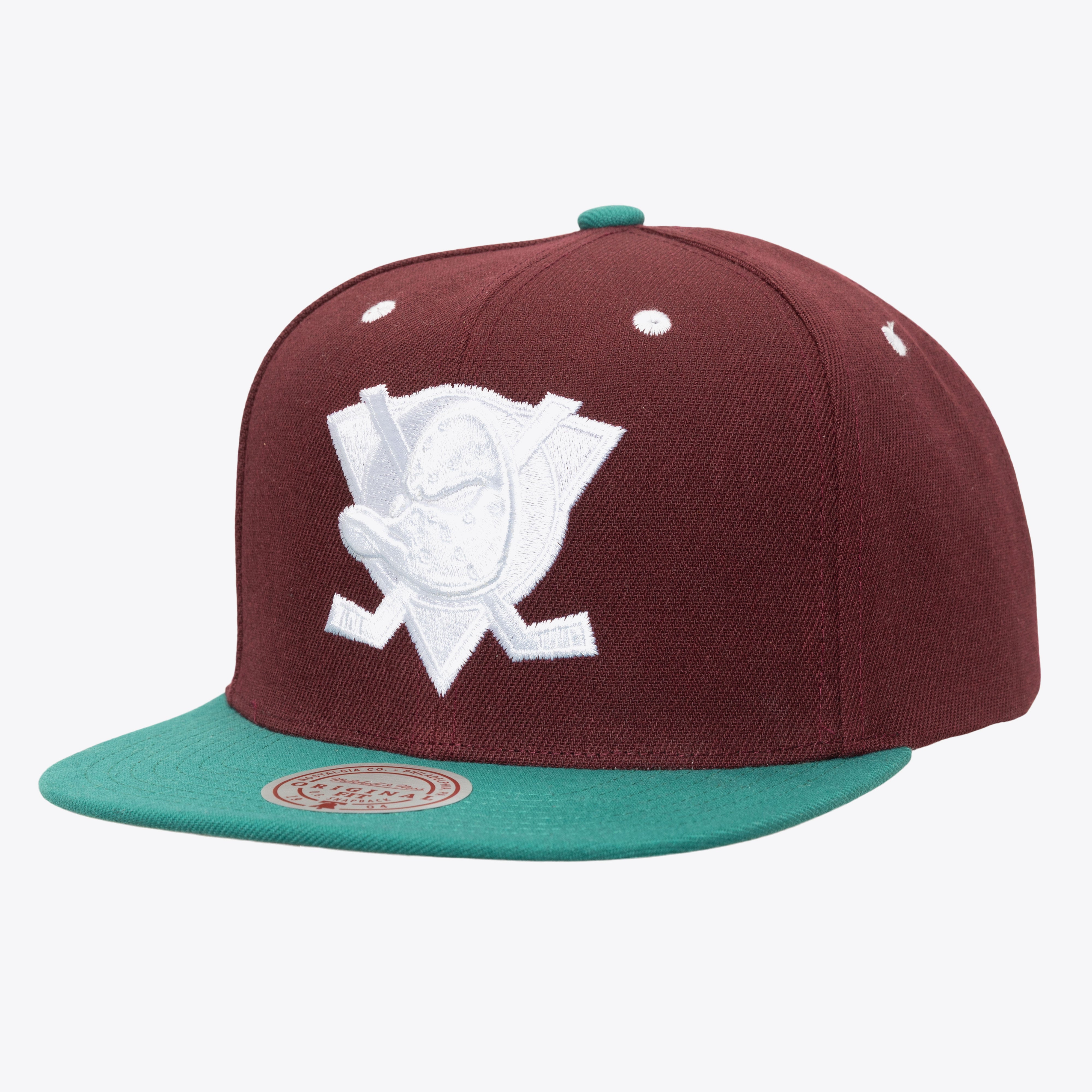 Gorra M&N NHL Evergreen Crispy White Snapback Vntg Ducks