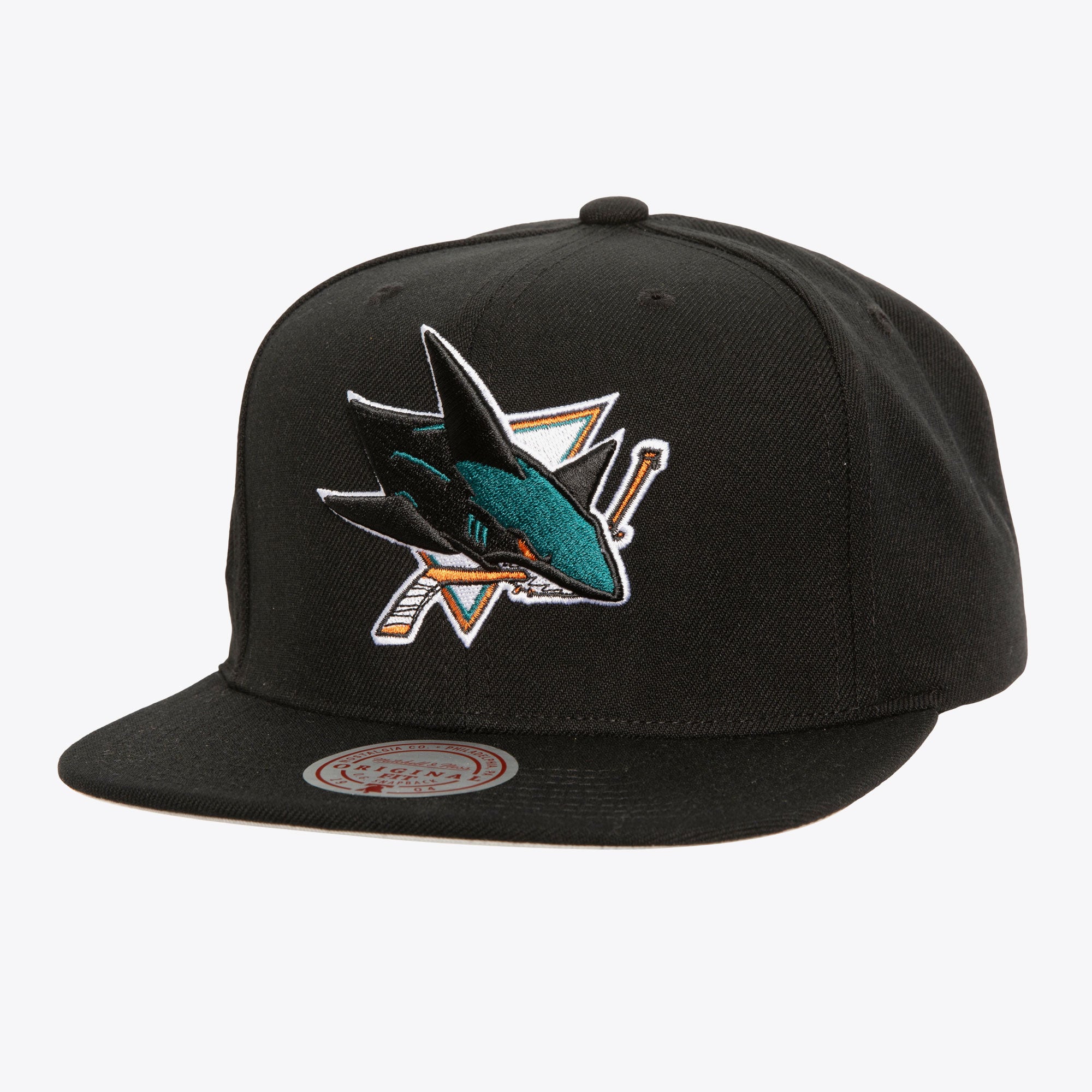Gorra M&N NHL Conference Patch Snapback Sharks