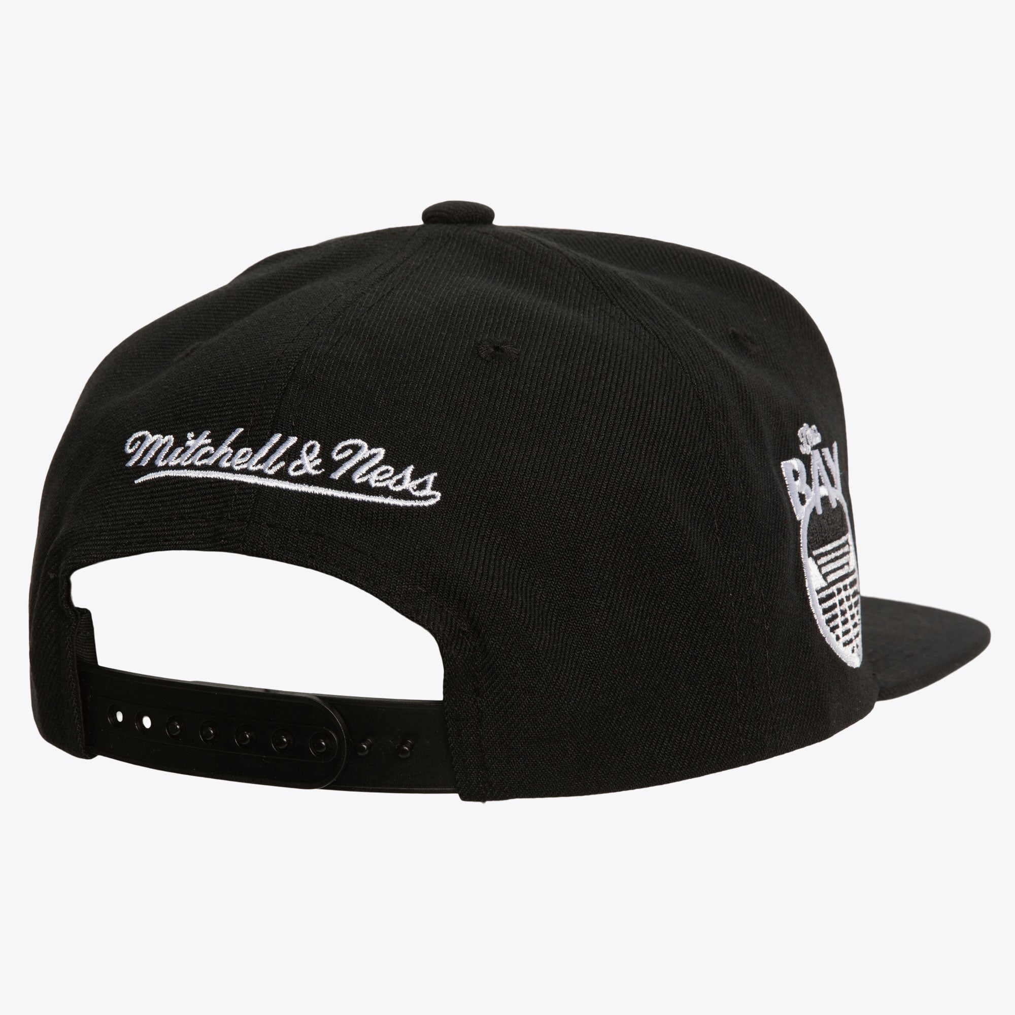 Gorra M&N NBA Evergreen Black White Snapback Warriors