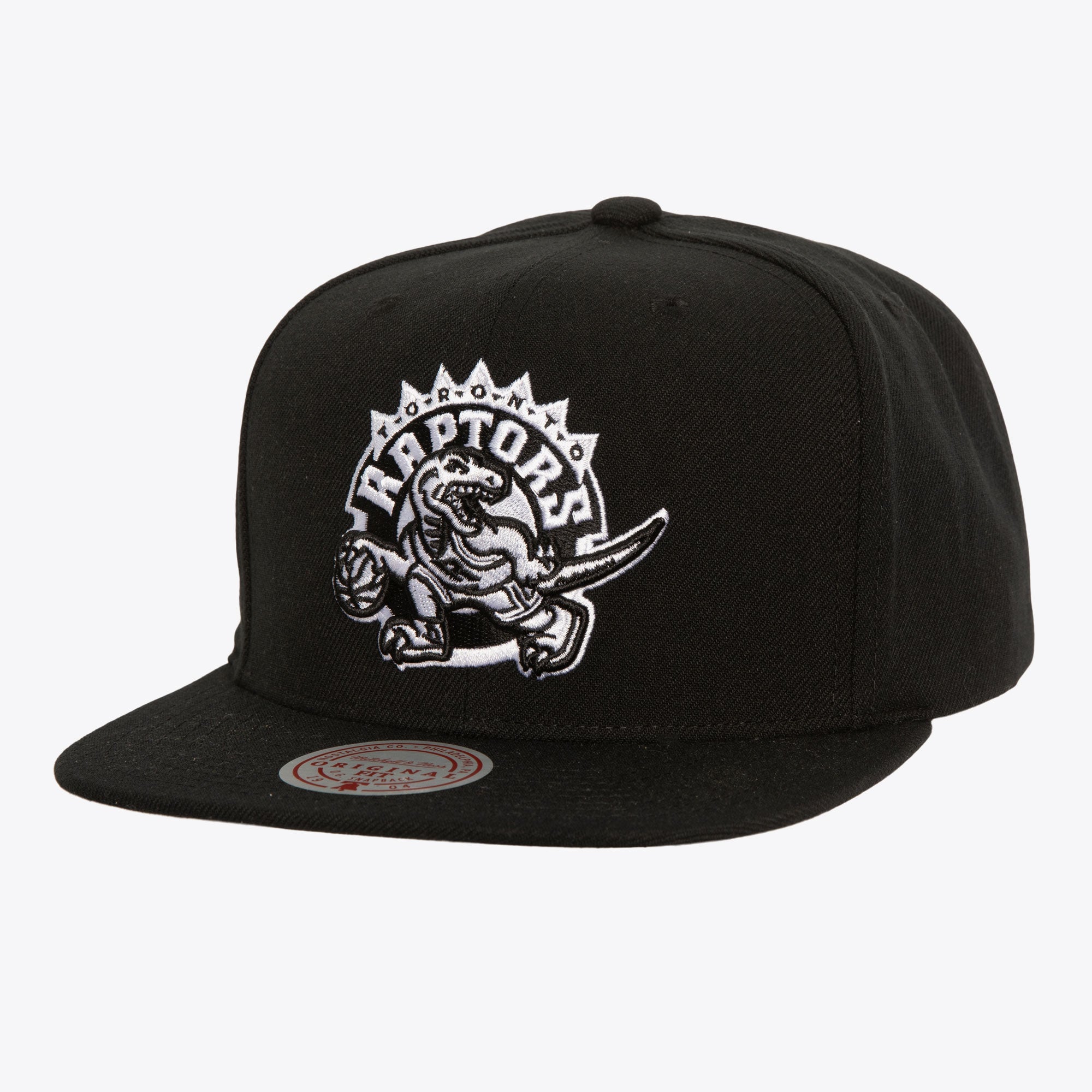 Gorra M&N NBA Evergreen Black White Snapback Hwc Raptors