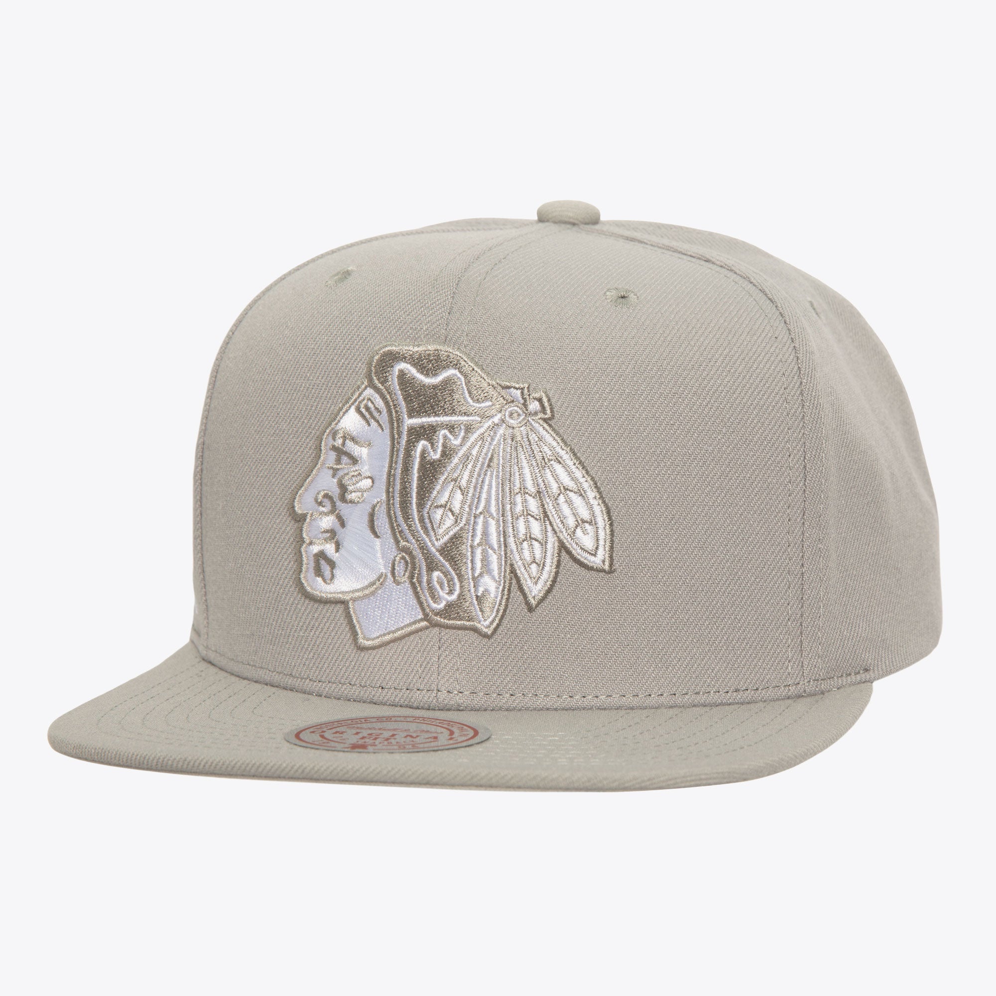 Gorra NHL Evergreen Grey White Snapback Blackhawks