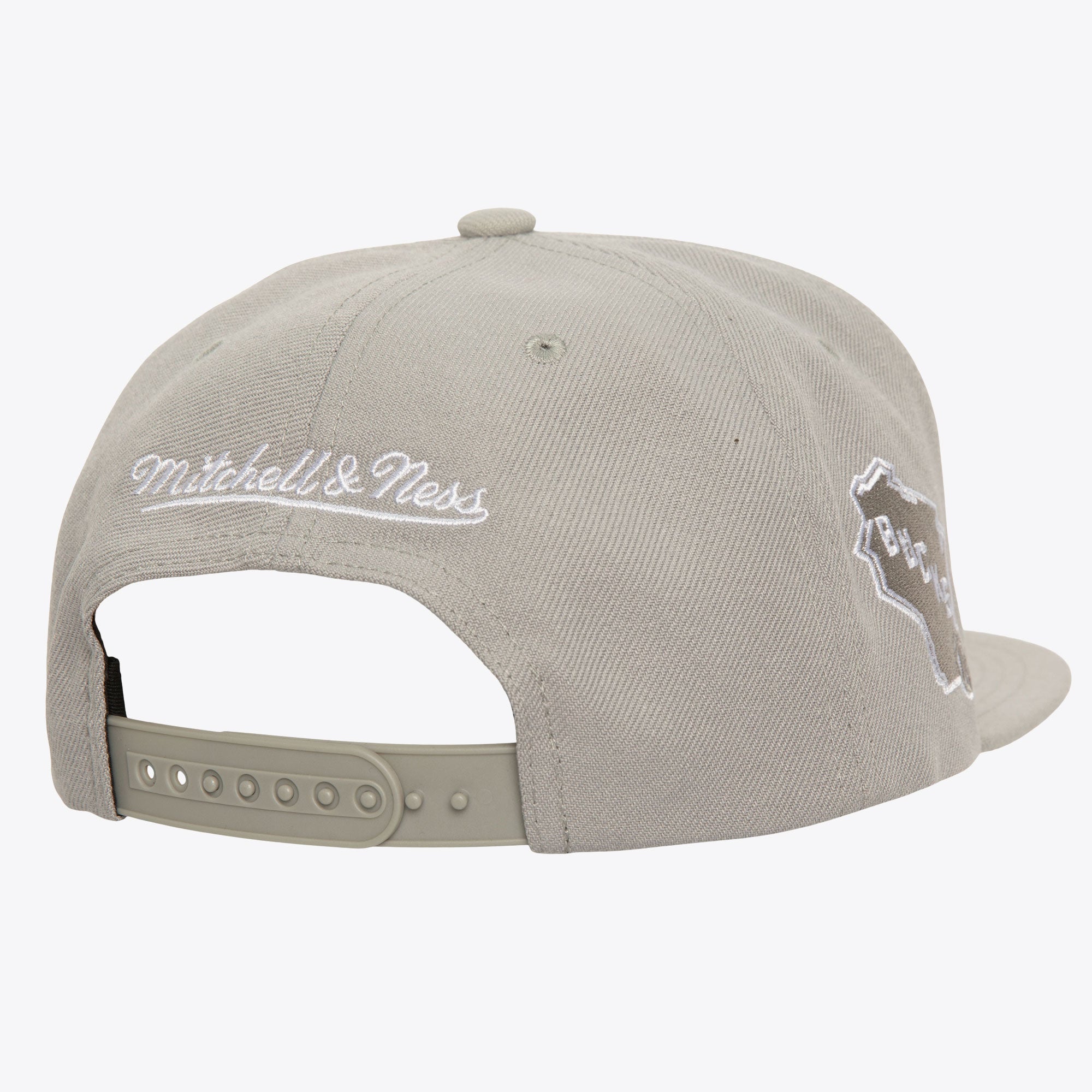Gorra NBA Evergreen Grey White Snapback Bucks