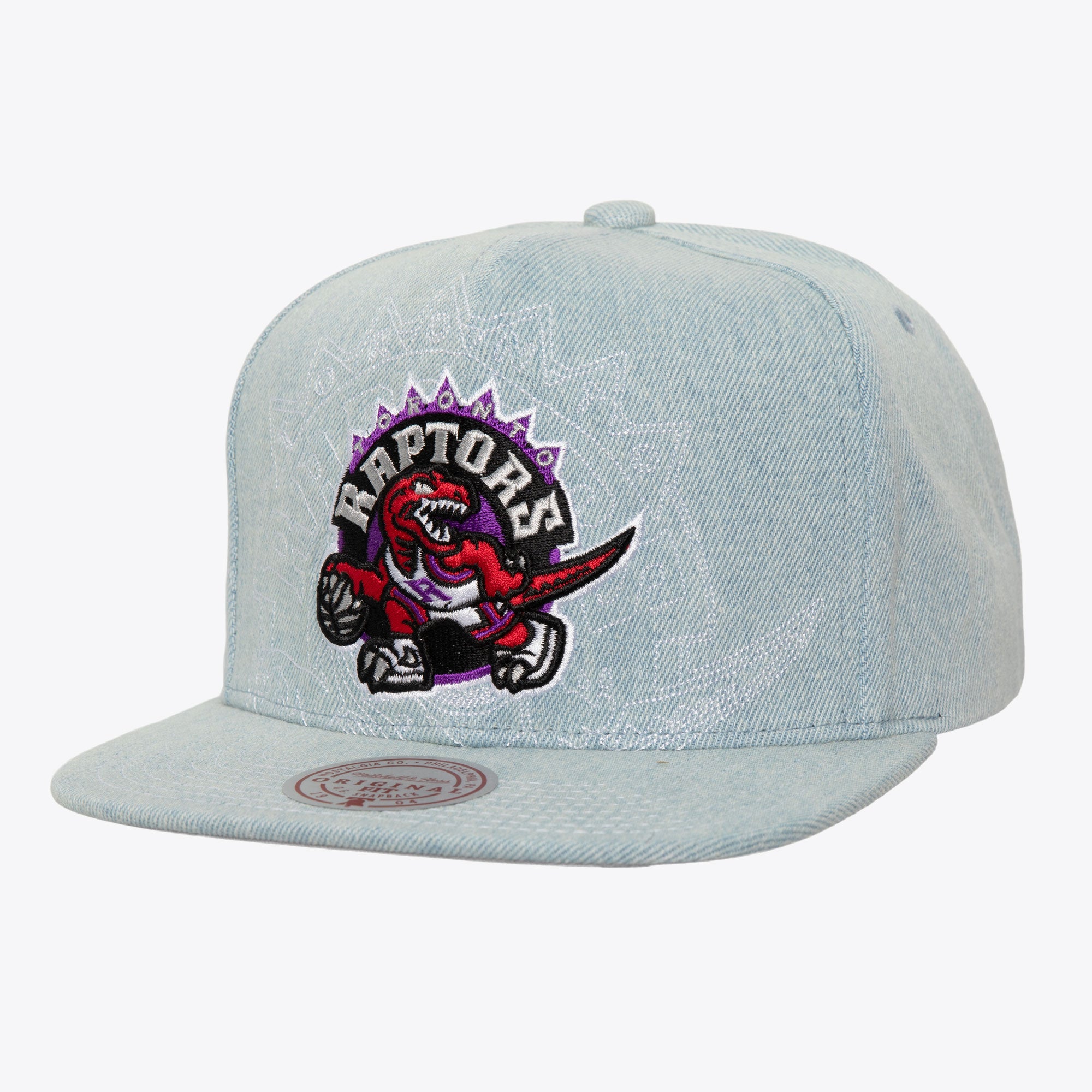 Gorra NBA Denim Stitcher Snapback Hwc Raptors