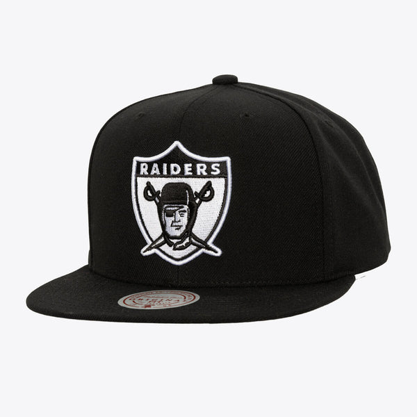 Gorra Mitchell & Ness NFL Evergreen Black White Snapback Raiders