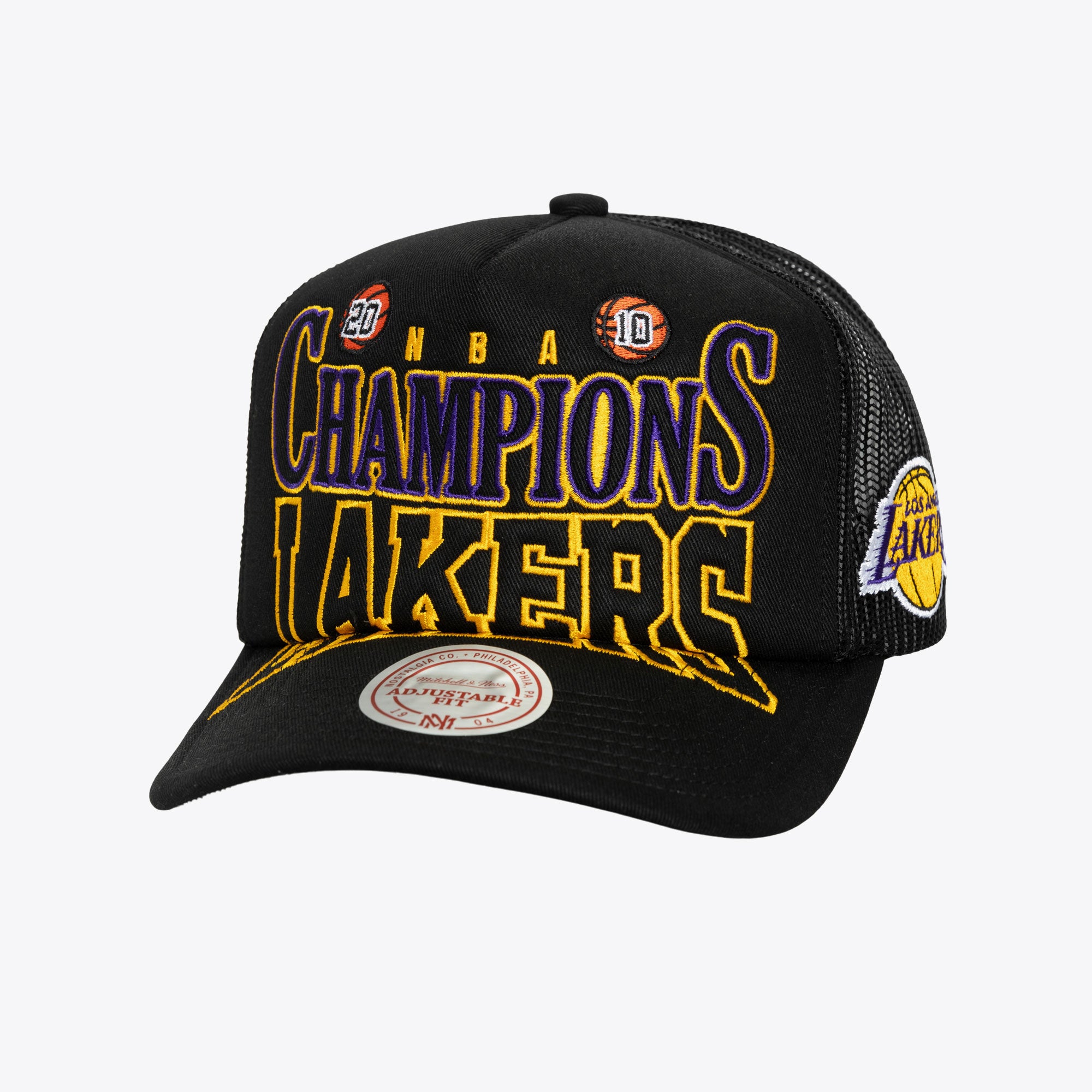 Gorra M&N NBA Big Champ Trucker Lakers