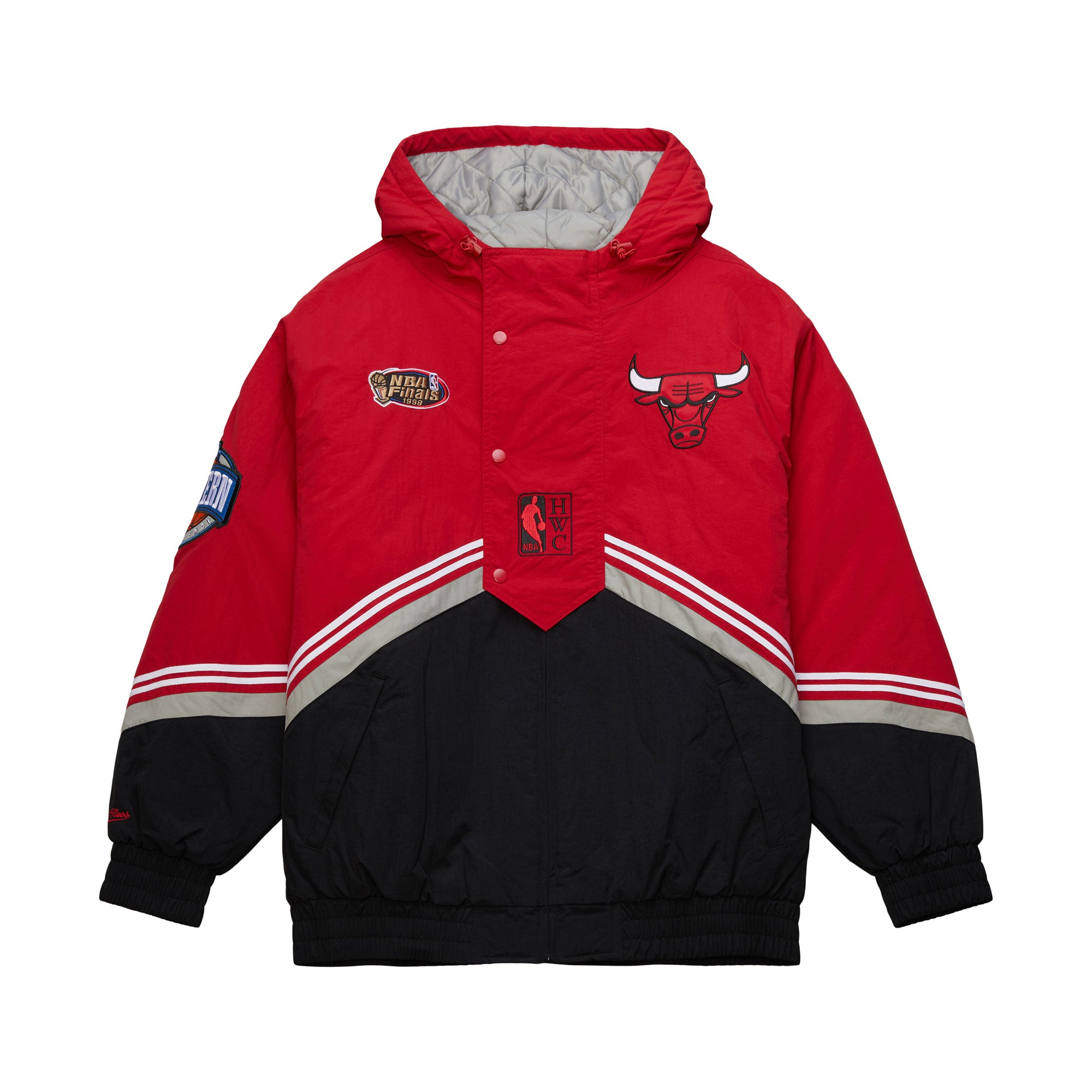 Chamarra NBA Throw It Back Retro Vintage Logo Bulls