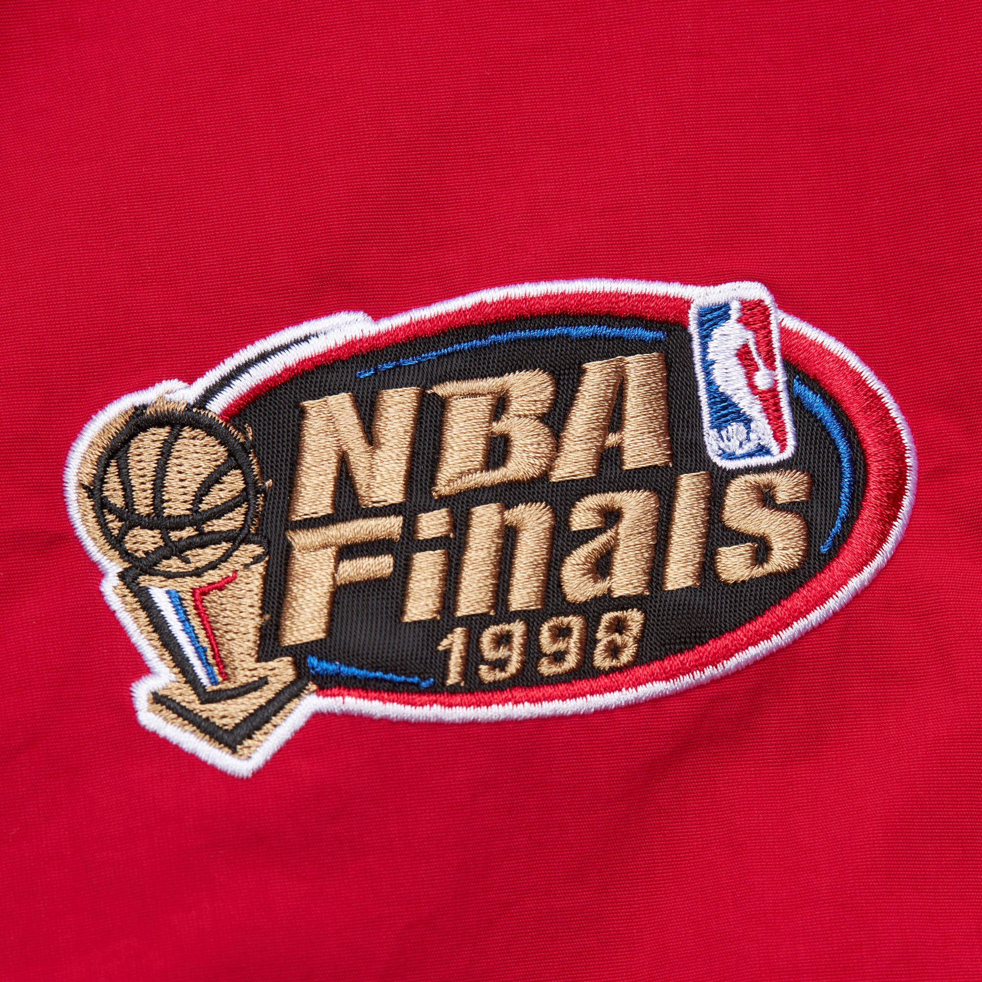 Chamarra NBA Throw It Back Retro Vintage Logo Bulls