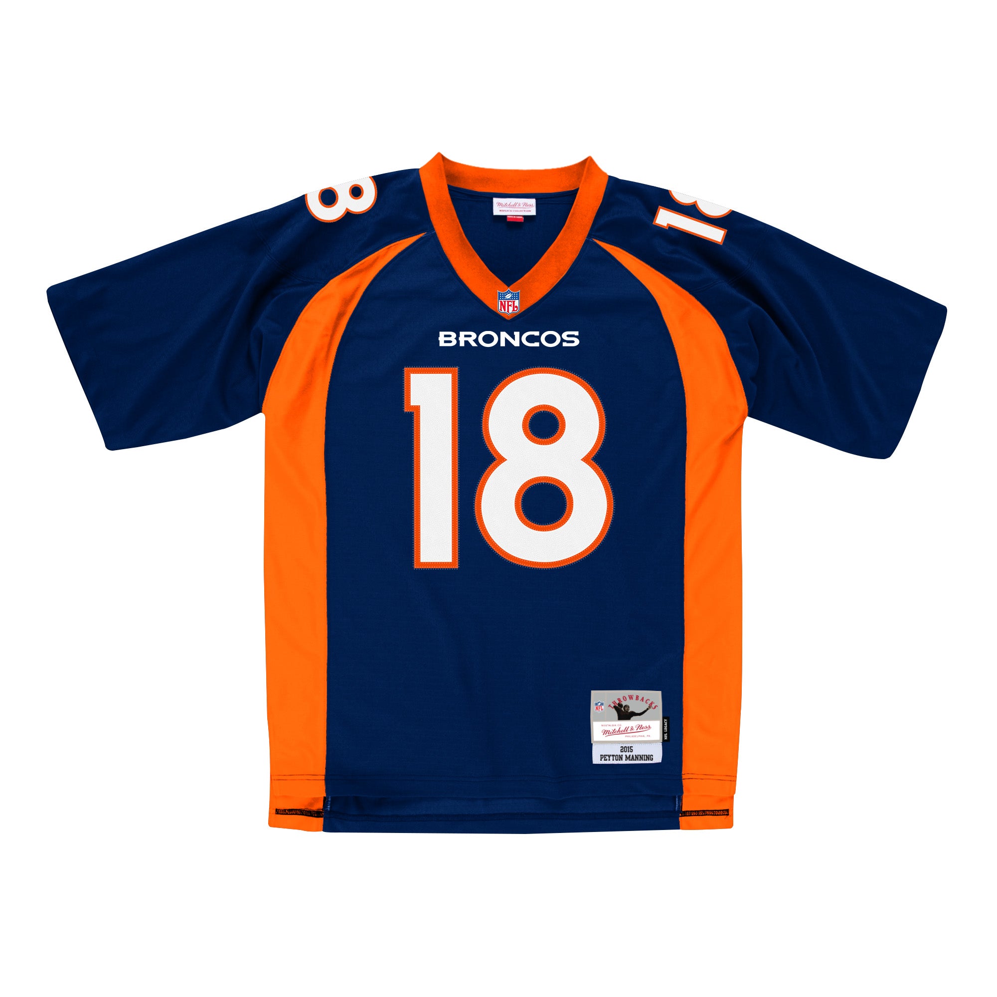 NFL Replica Jersey Broncos 2015 Peyton Manning Navy AFC