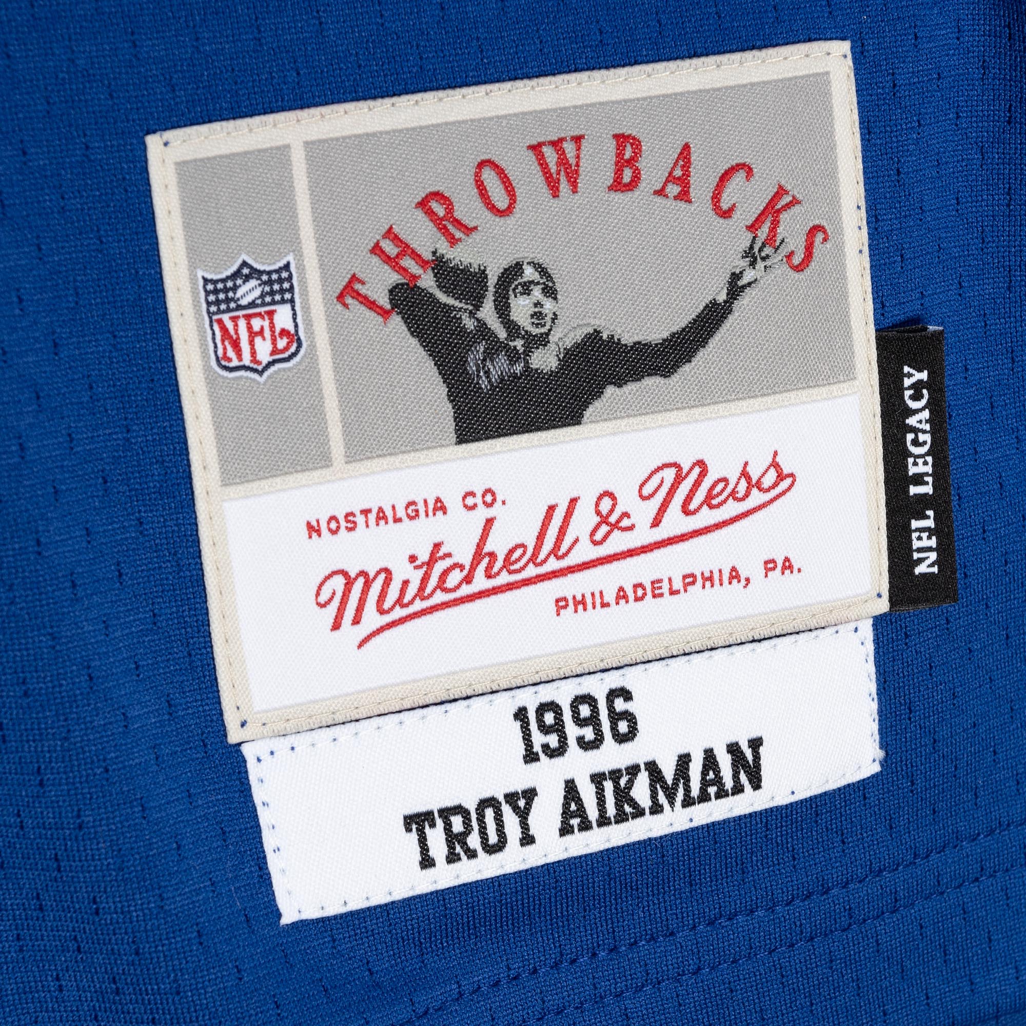 NFL Dark Jersey Cowboys 1996 Troy Aikman NFC