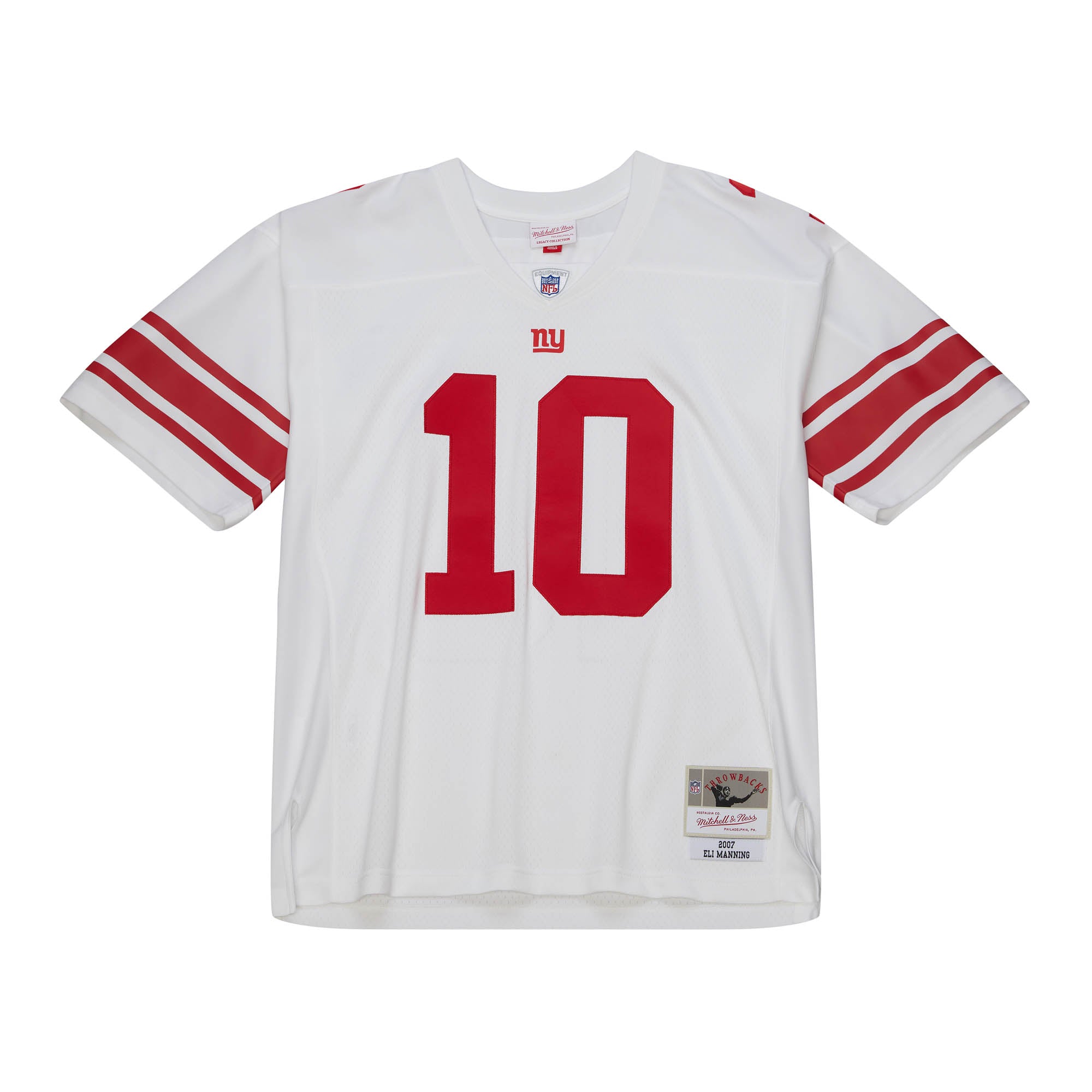 NFL White Jersey Giants 2007 Eli Manning NFC