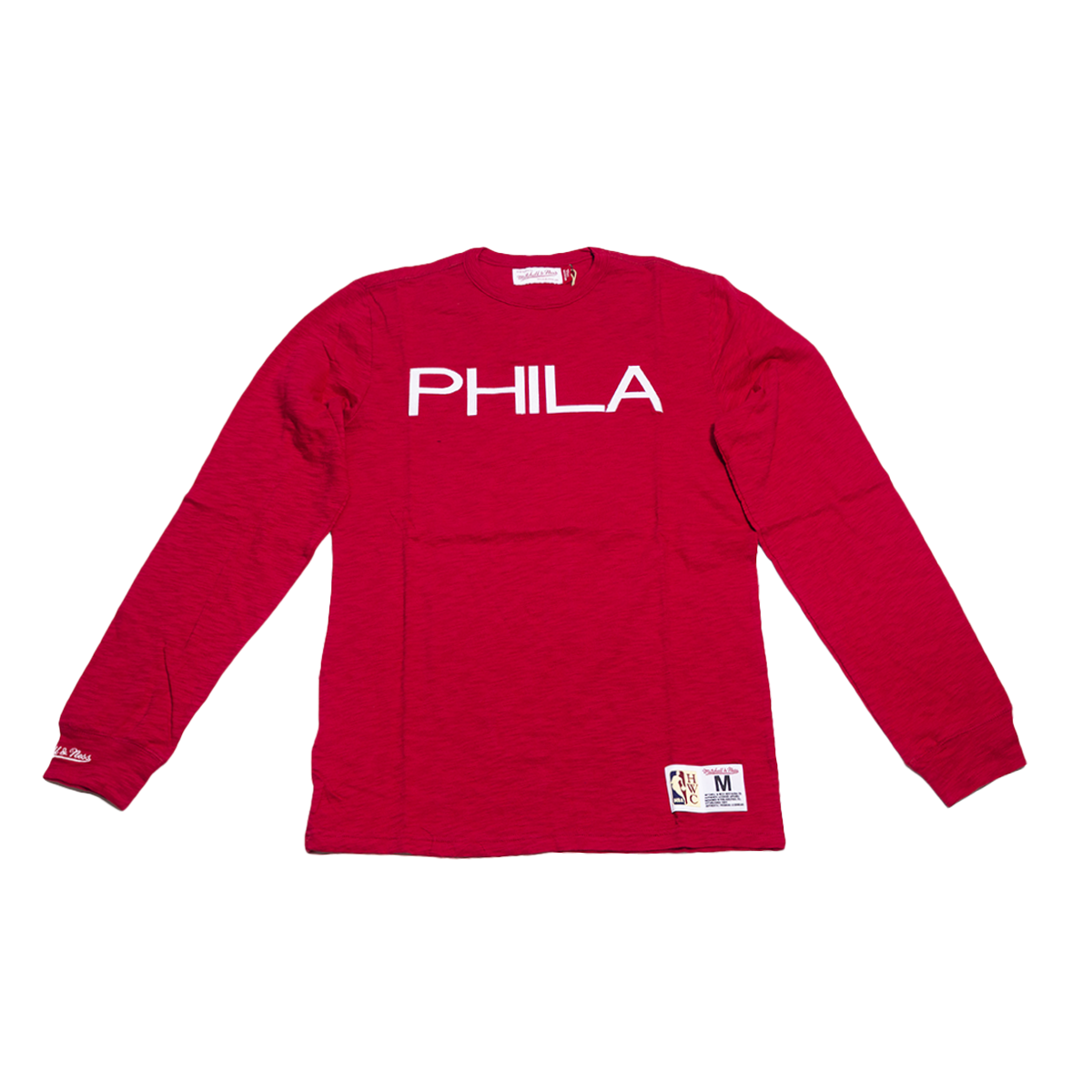 Shirt NBA Wordmark Longsleeve Sub 76ers