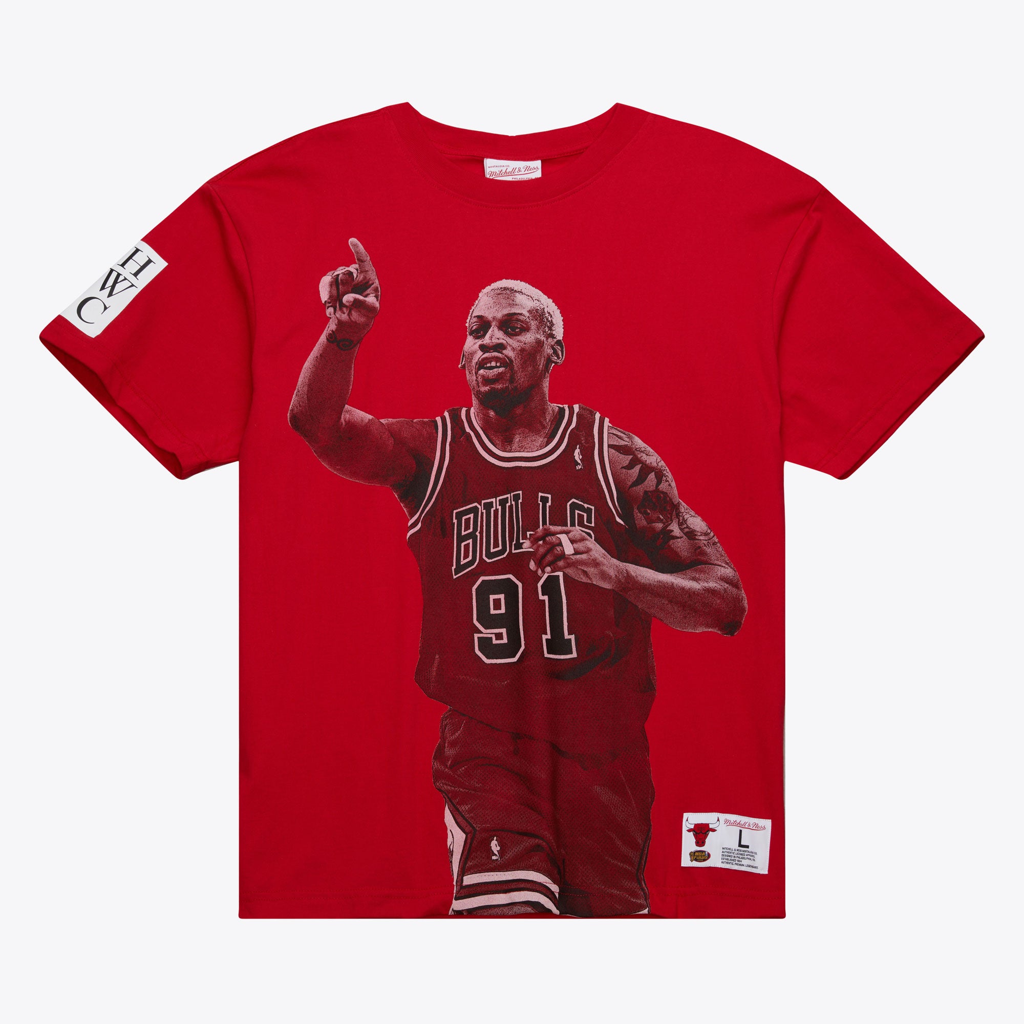 Tee M&N NBA Ultimate Player Tee Vintage Logo Bulls Dennis Rodman