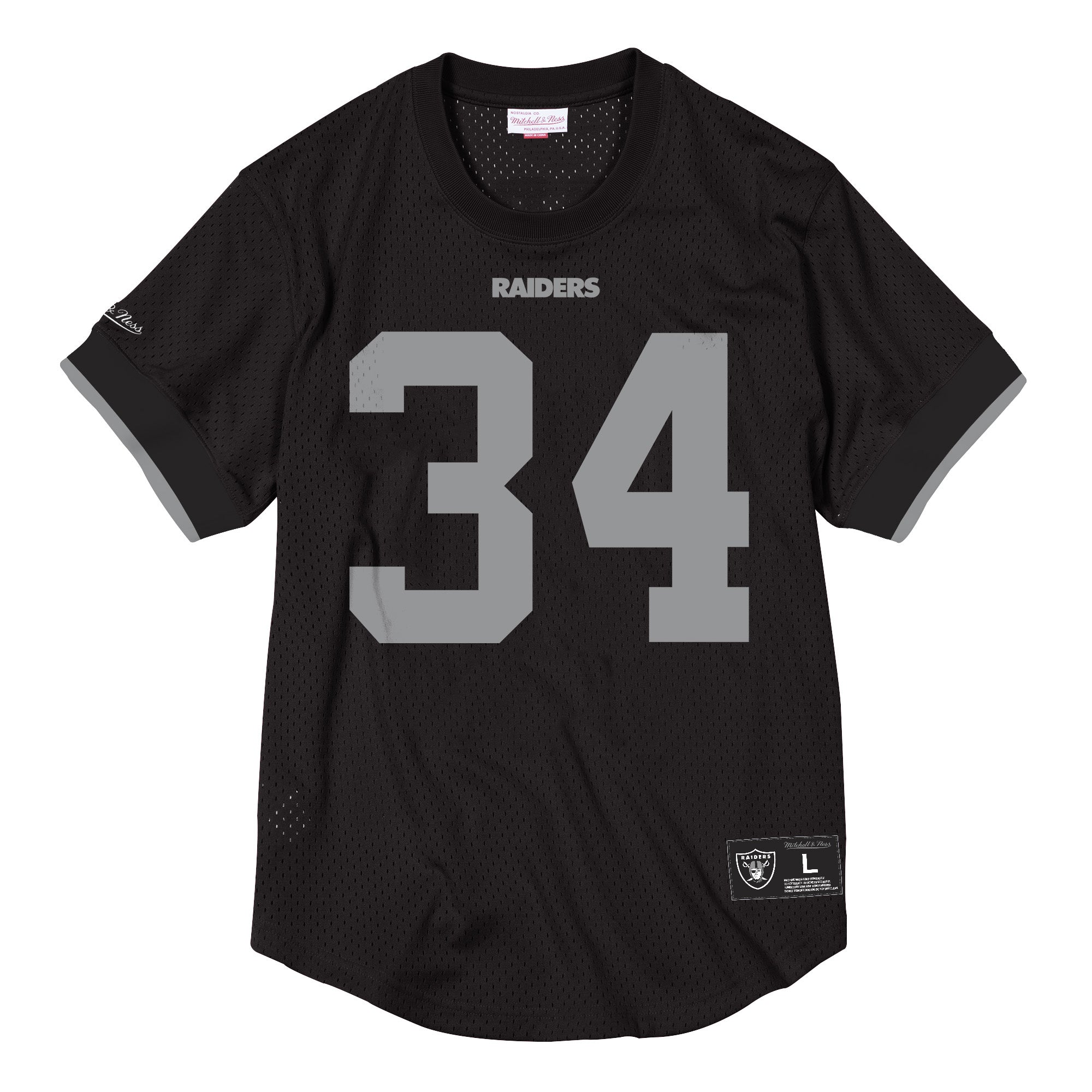 NFL Name And Number Mesh Top Raiders 88 Bo Jackson AFC