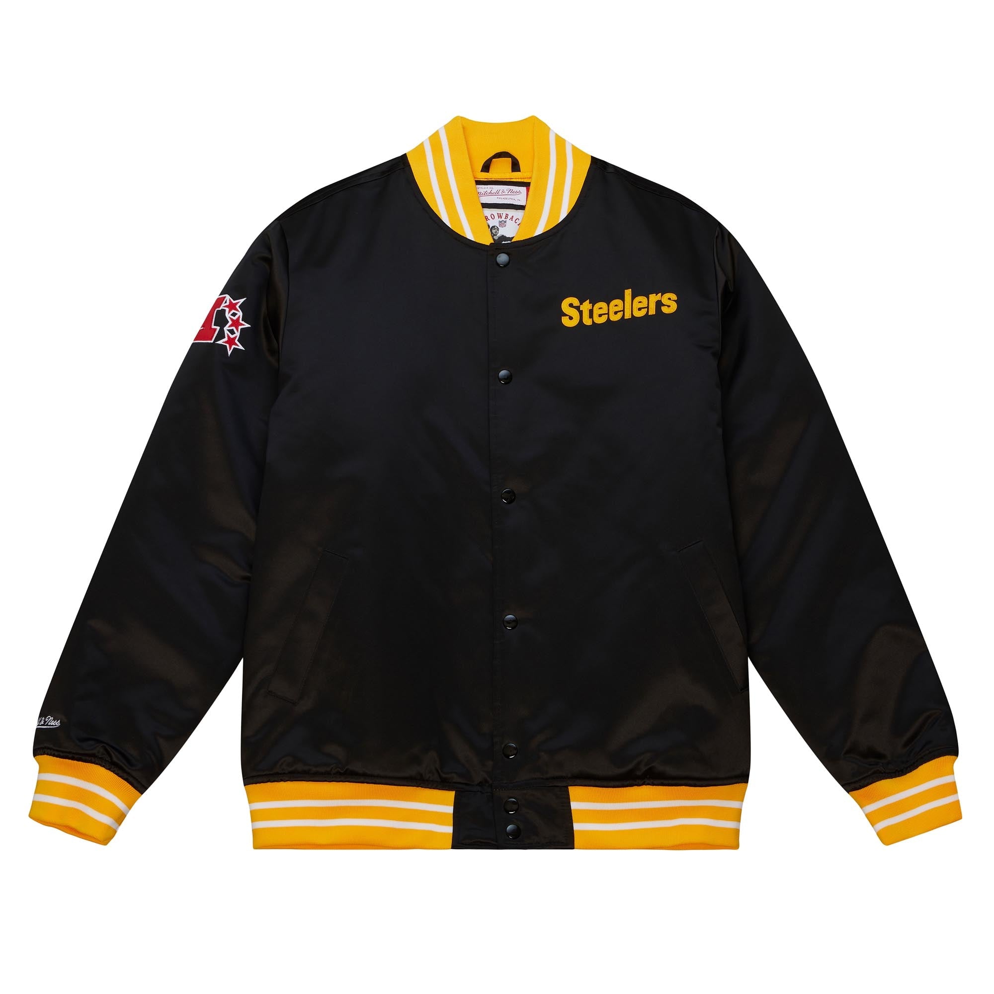 Chamarra NFL Heavyweight Satin Steelers AFC