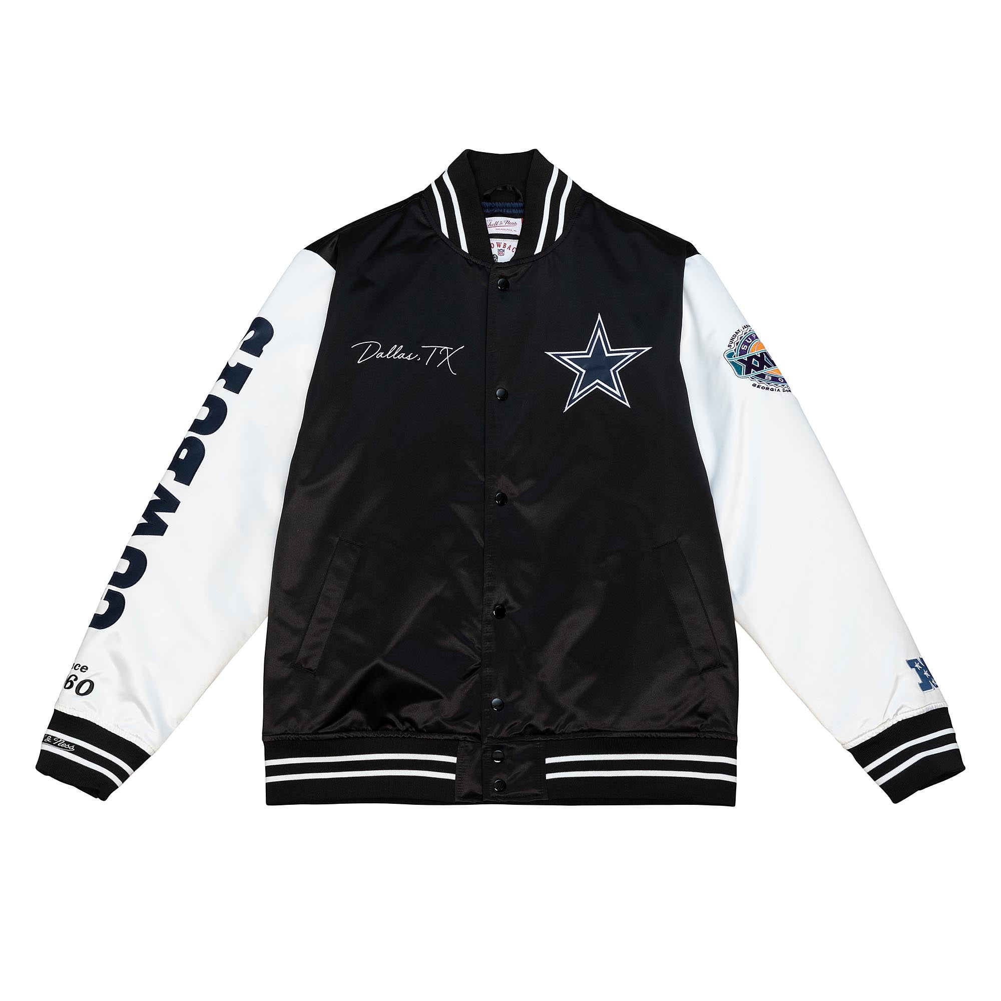 Chamarra NFL Team Origins Varsity Satin Cowboys NFC
