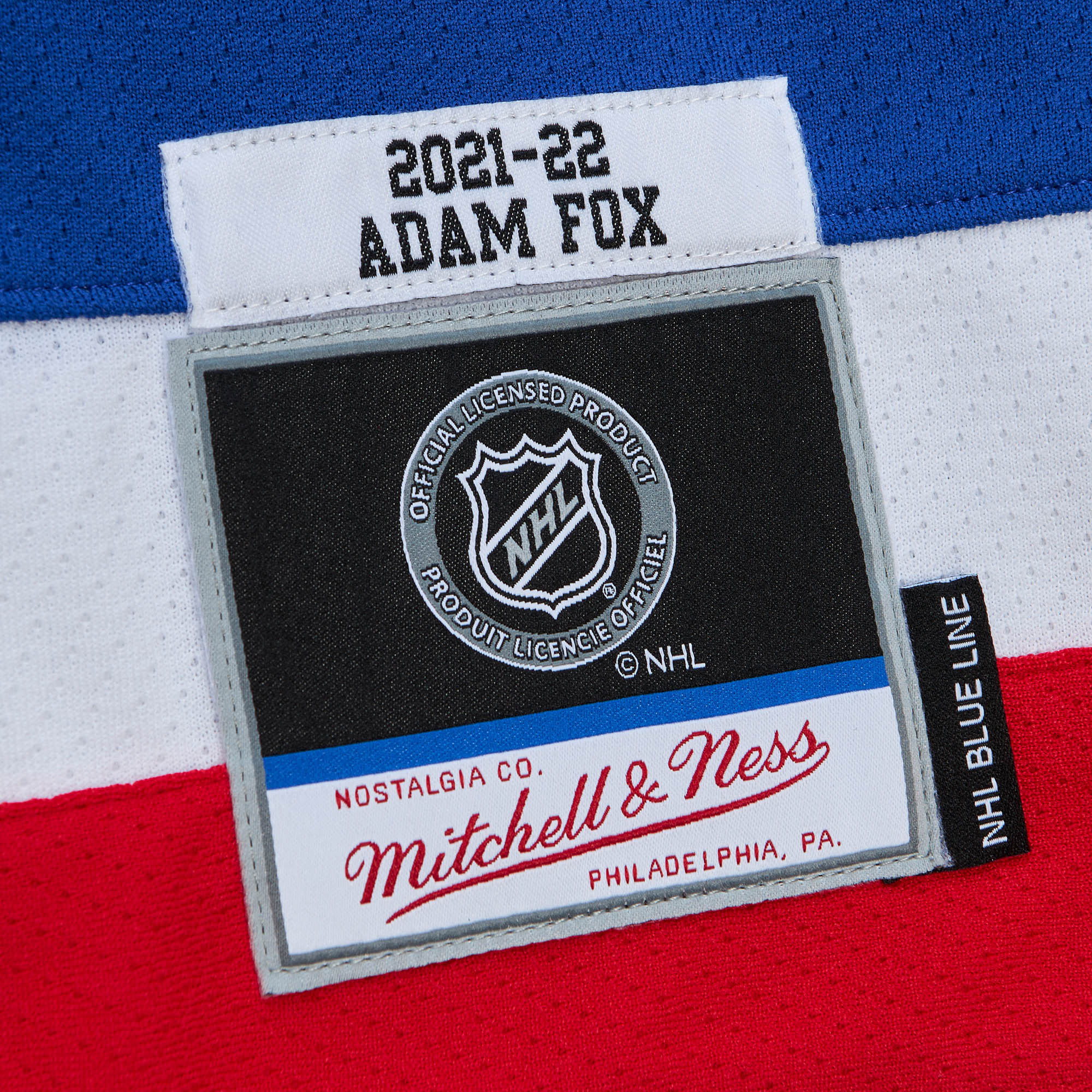 Jersey M&N NHL Rangers 2021 Adam Fox