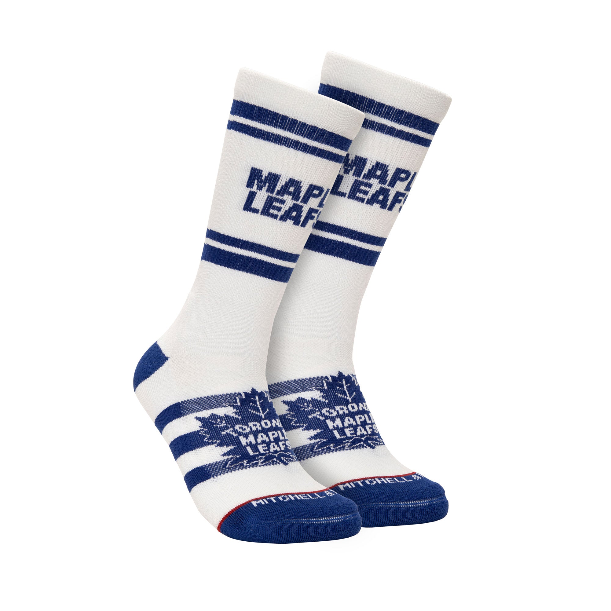 Calcetas M&N NHL Face-Off Crew Socks Maple Leafs